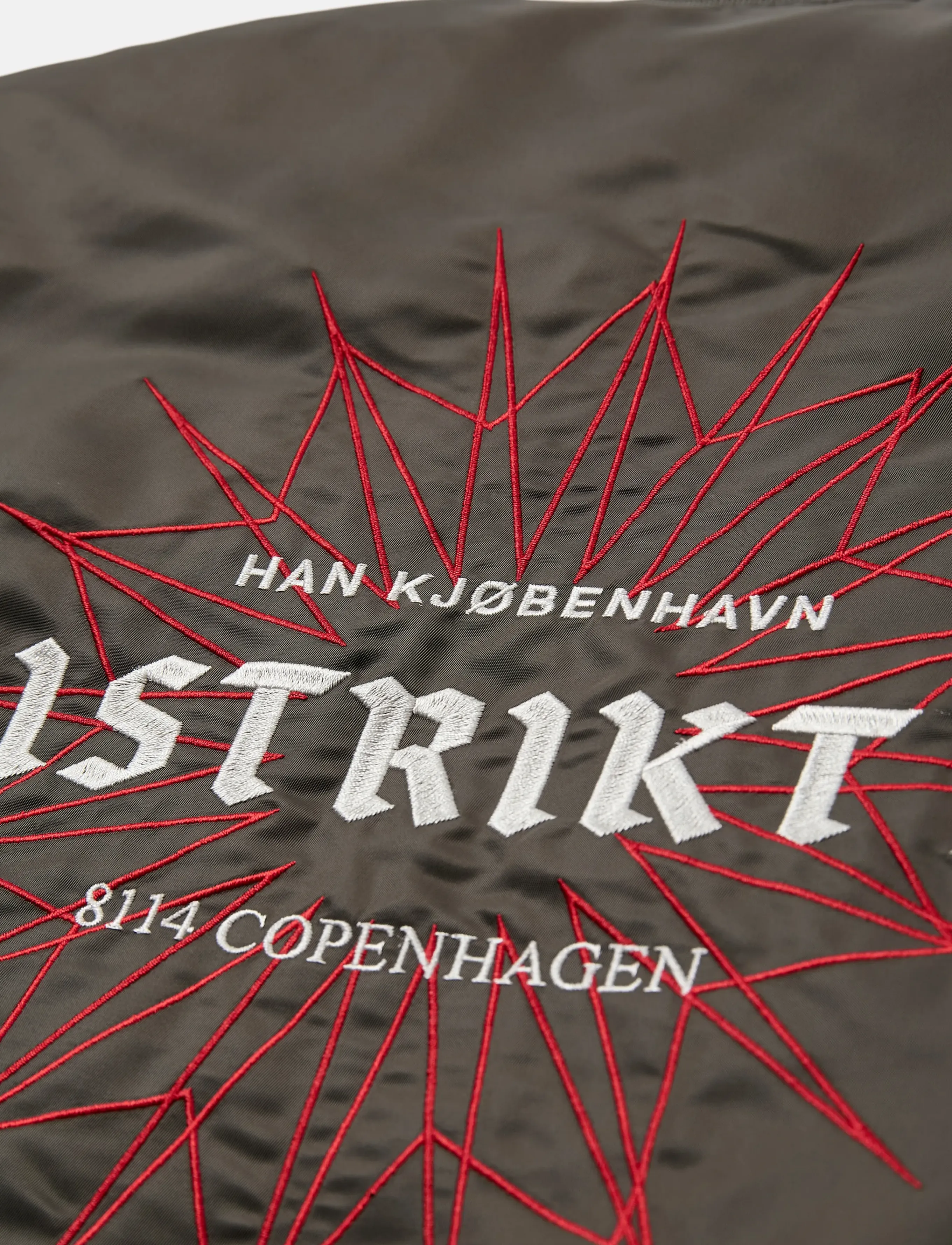 HAN Kjøbenhavn - Distrikt Bomber Jacket - forårsjakker - khaki green - 4