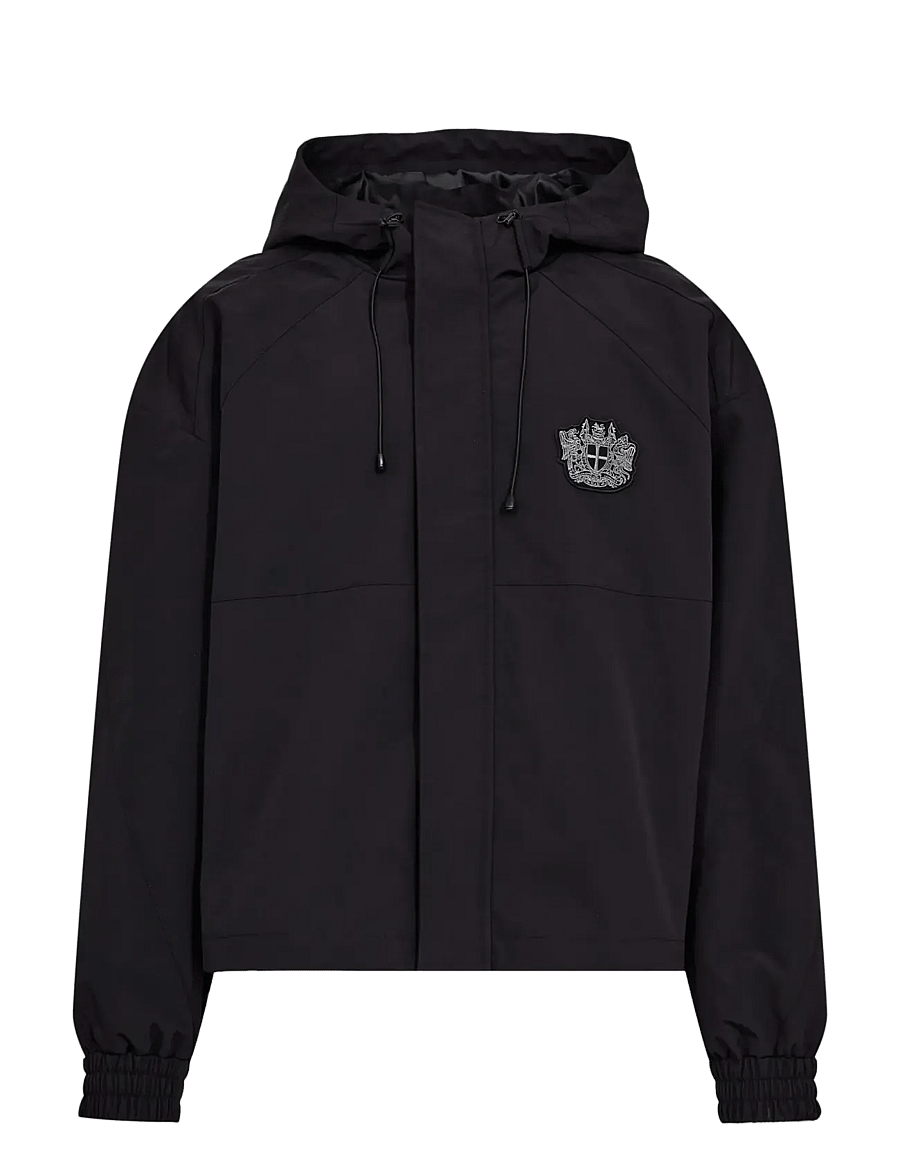 HAN Kjøbenhavn - Crest Windbreaker - vårjackor - black - 1