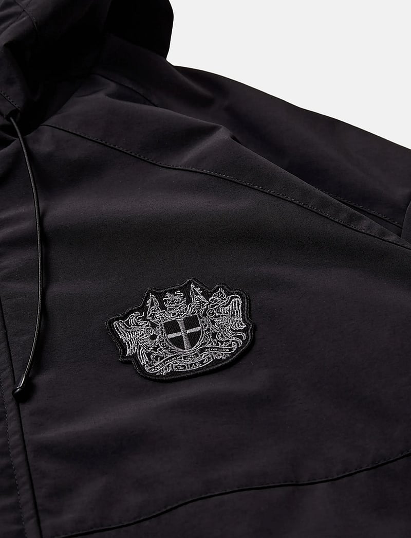 HAN Kjøbenhavn - Crest Windbreaker - forårsjakker - black - 3