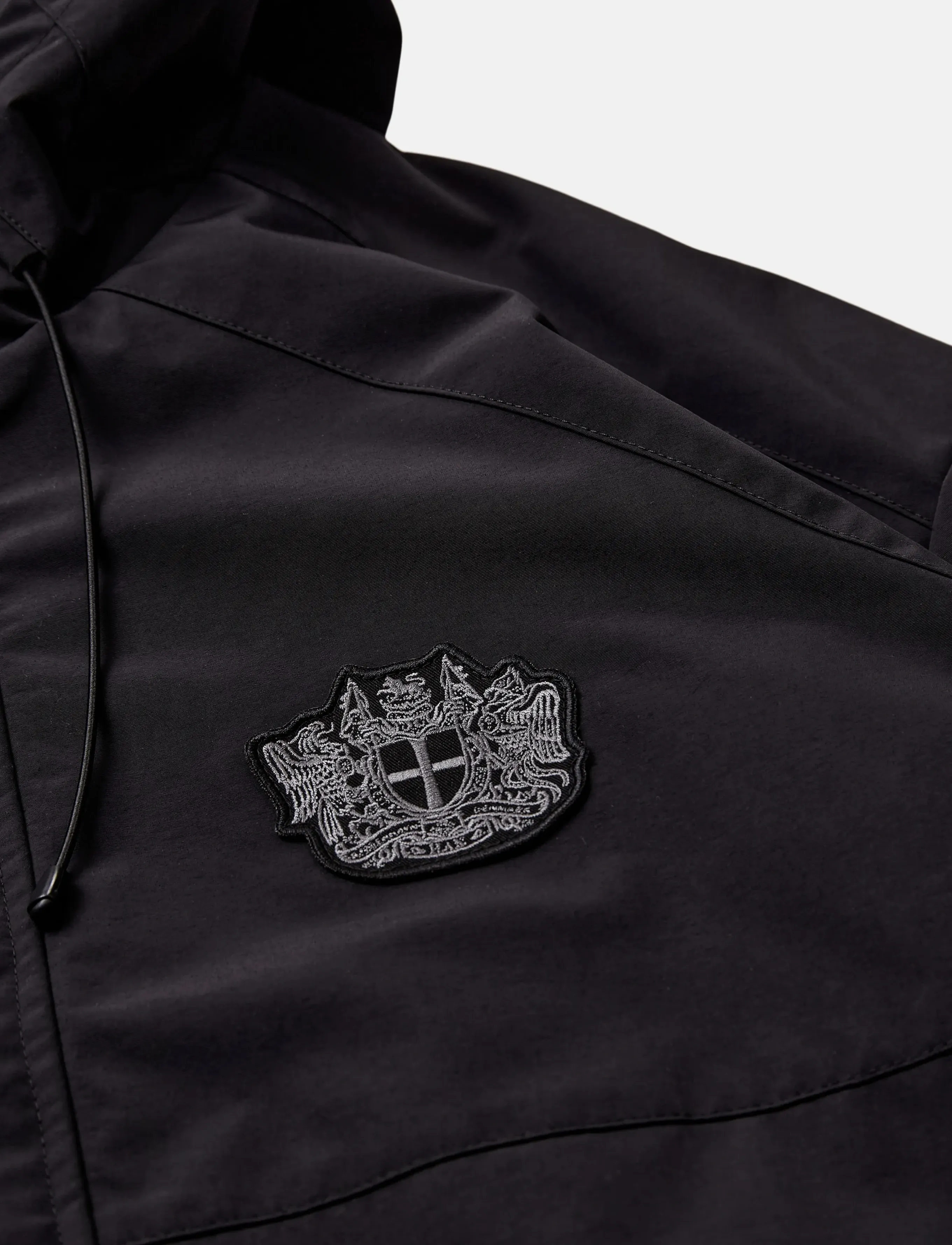 HAN Kjøbenhavn - Crest Windbreaker - spring jackets - black - 3