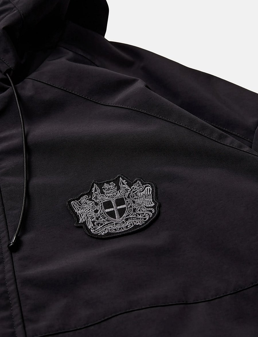 HAN Kjøbenhavn - Crest Windbreaker - vårjackor - black - 3