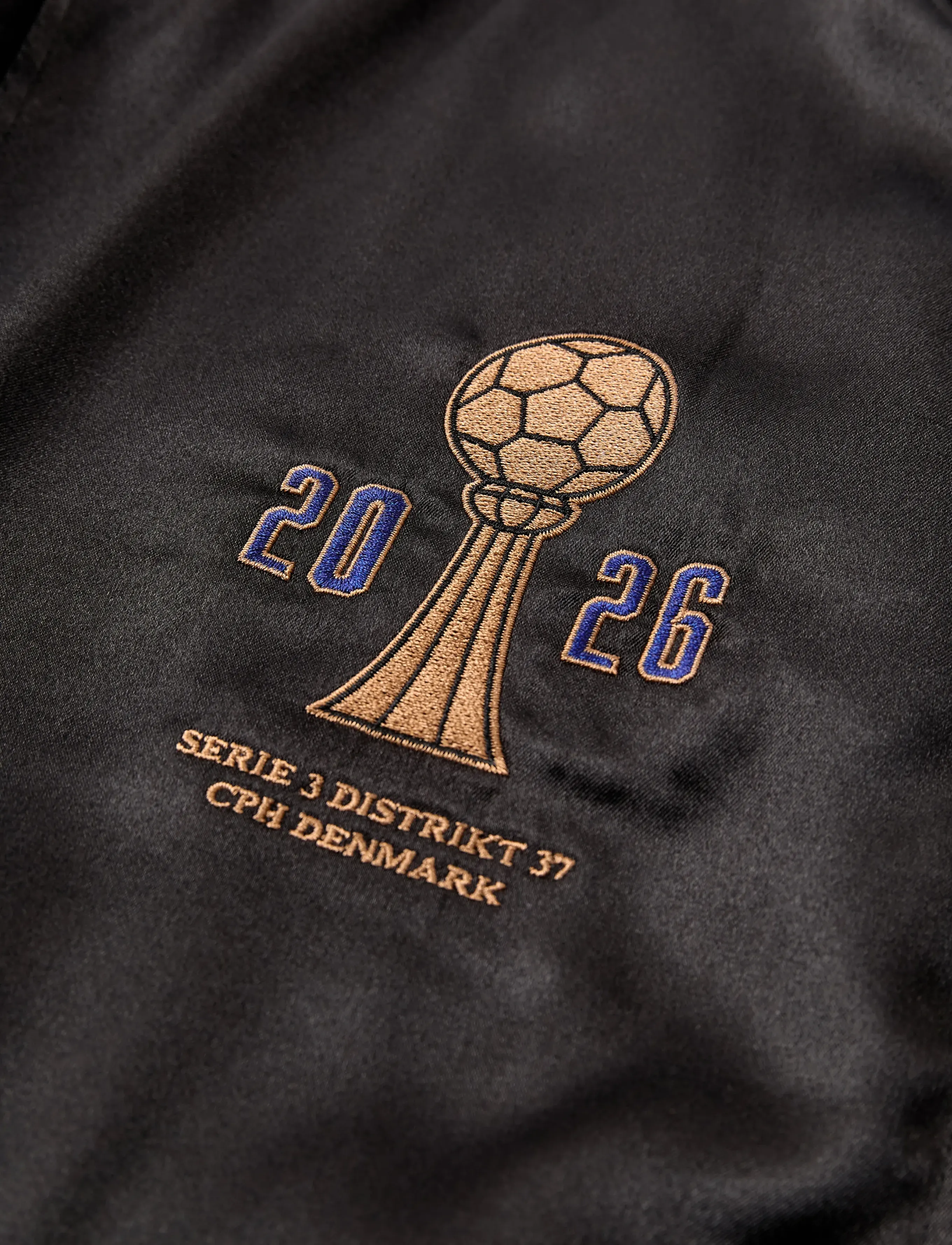 HAN Kjøbenhavn - Champions Satin Bomber Jacket - vorjakkar - dark grey - 5