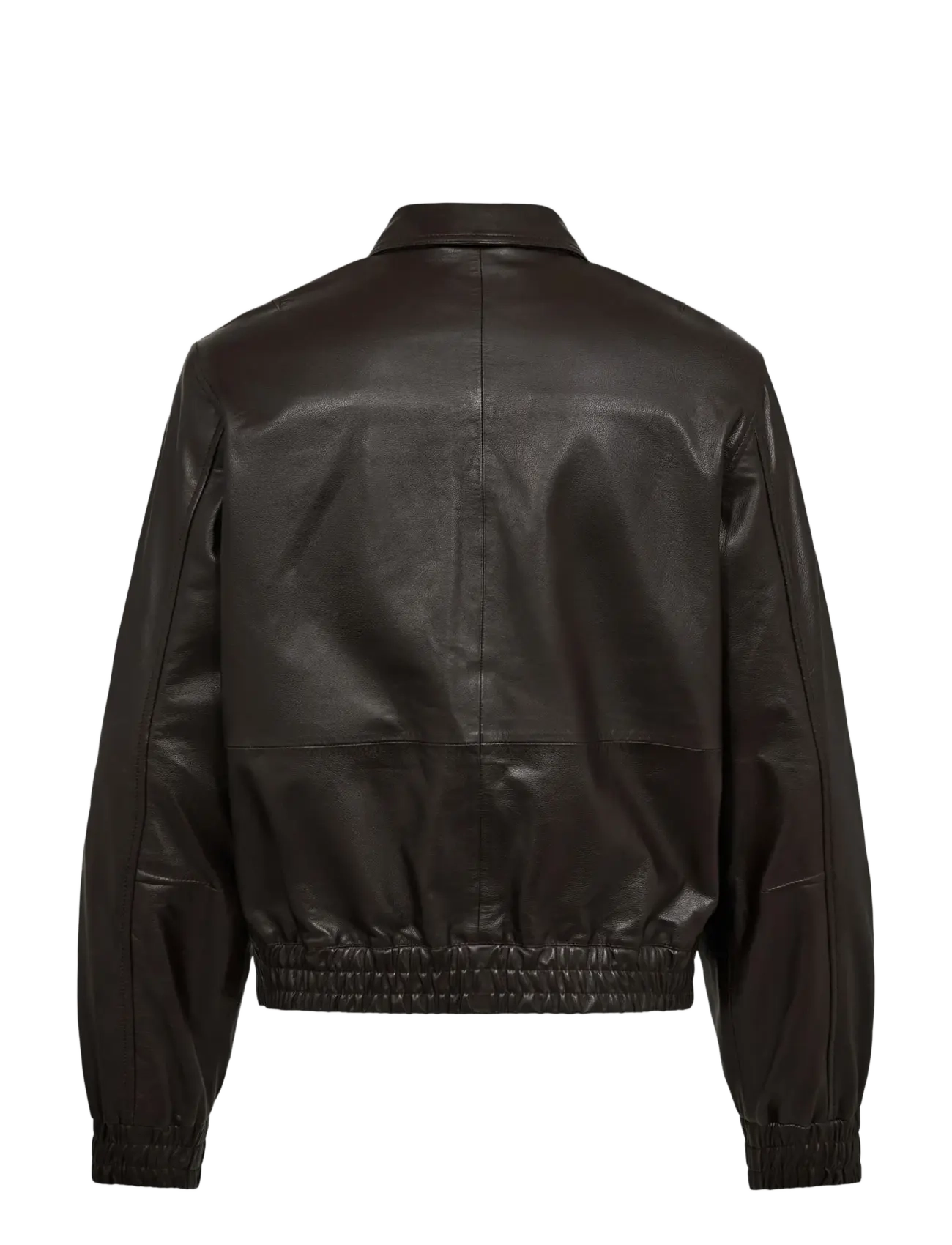 HAN Kjøbenhavn - Leather Casual Jacket - frühlingsjacken - dark brown - 2