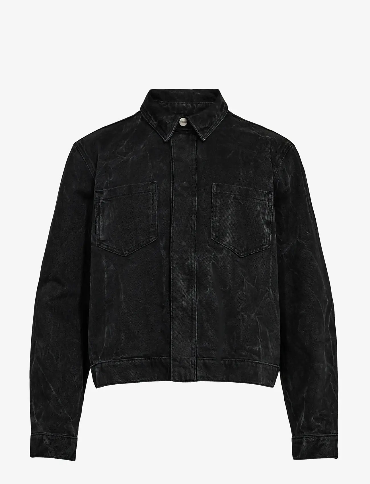 HAN Kjøbenhavn - Denim Overshirt - unlined denim jackets - black vein - 1