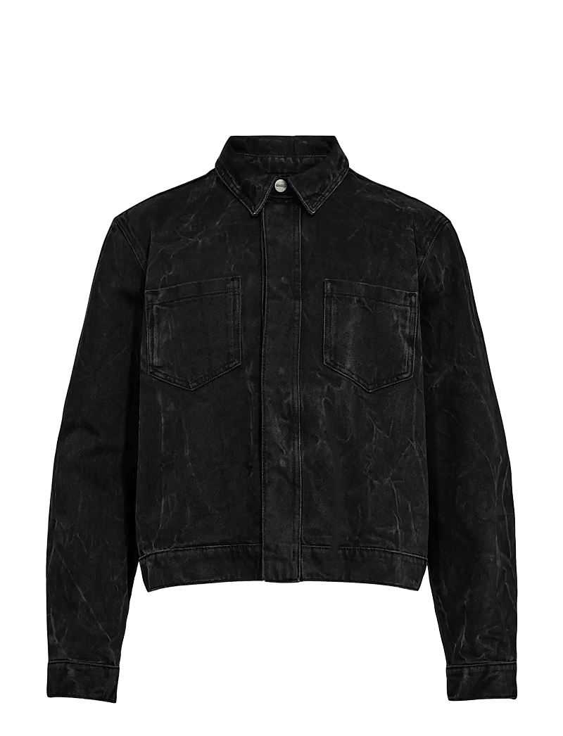 HAN Kjøbenhavn - Denim Overshirt - unlined denim jackets - black vein - 1