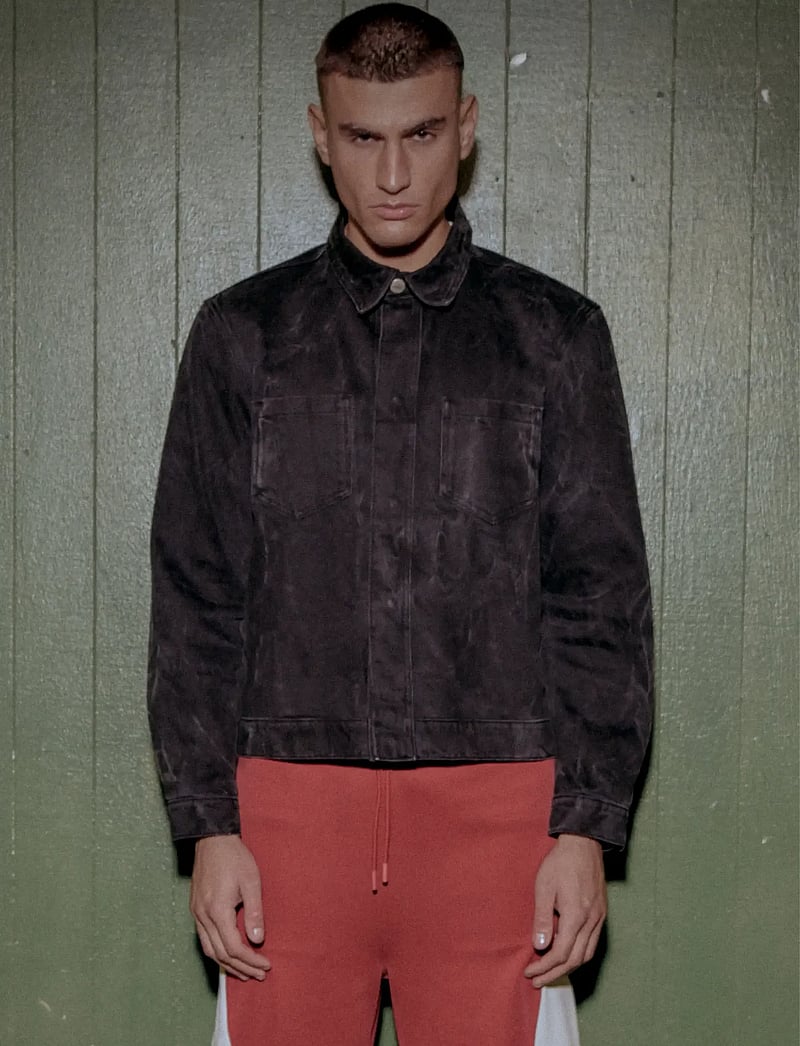 HAN Kjøbenhavn - Denim Overshirt - unlined denim jackets - black vein - 0