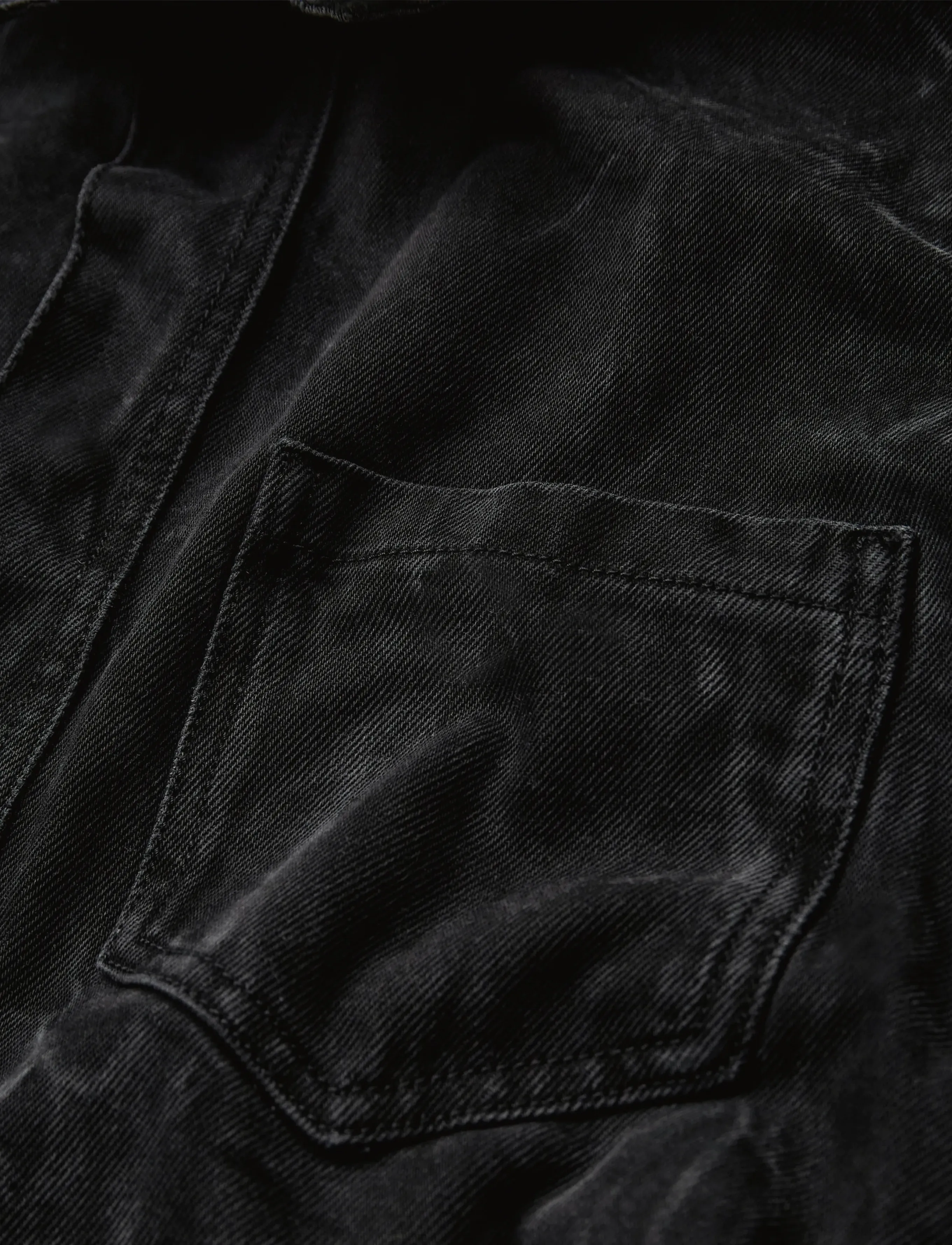 HAN Kjøbenhavn - Denim Overshirt - unlined denim jackets - black vein - 3