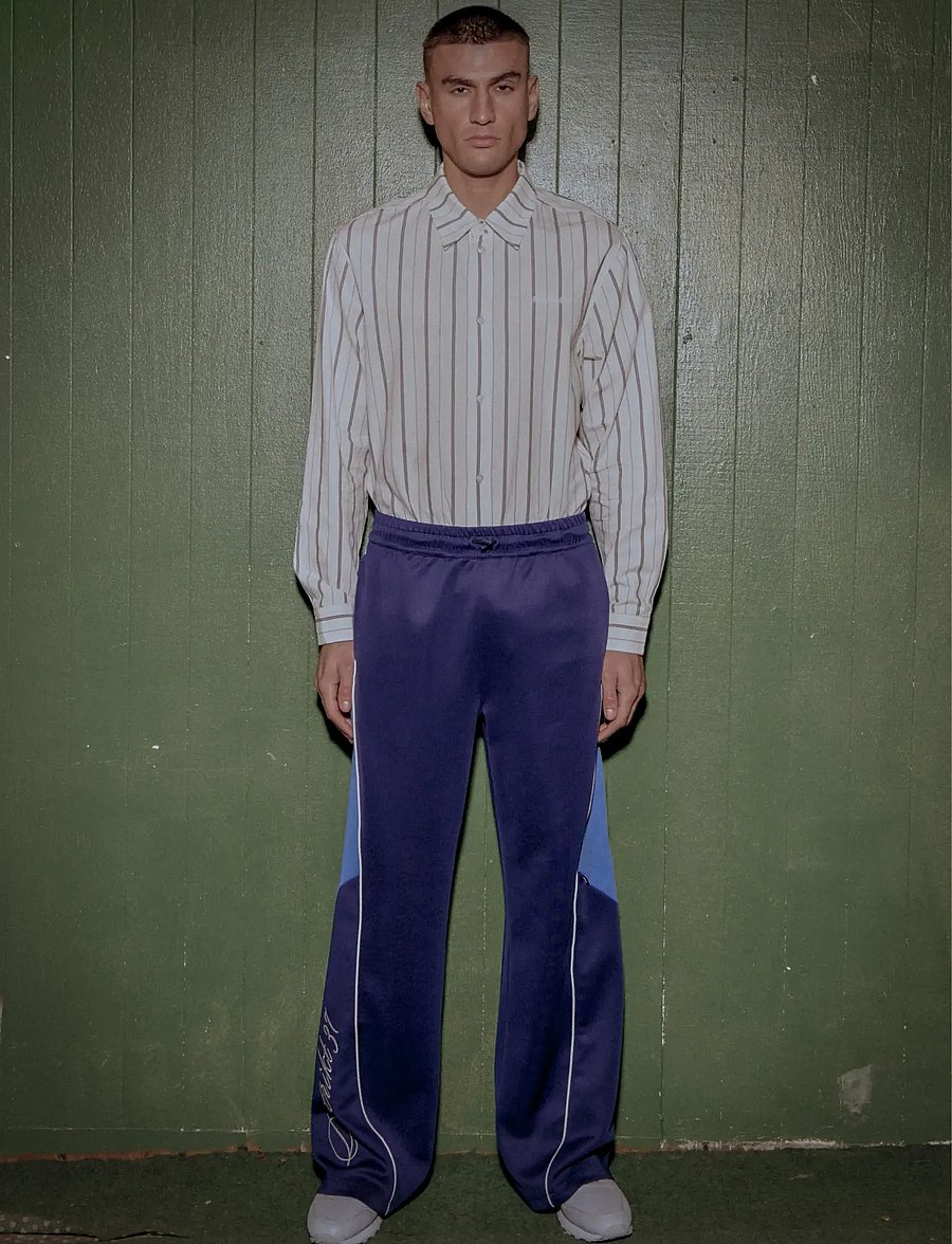 HAN Kjøbenhavn - Vintage Distrikt Track Pants - træningsbukser - dark navy blue - 0