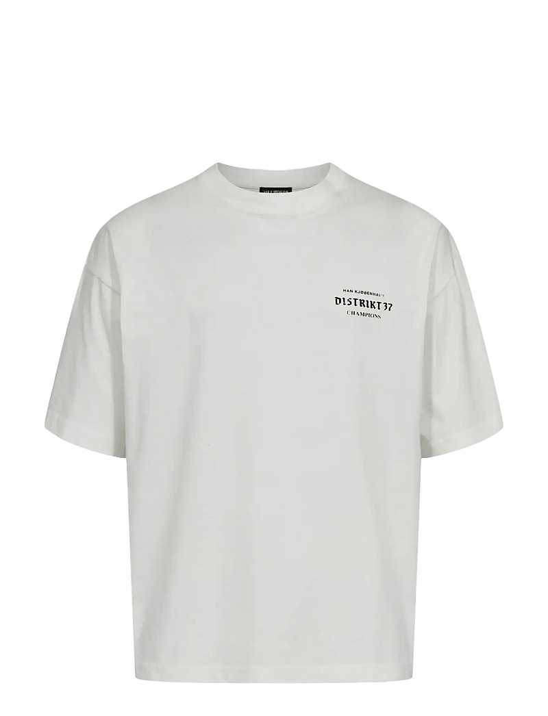 HAN Kjøbenhavn - Trophy Oversized Tee - kurzärmelig - white - 1