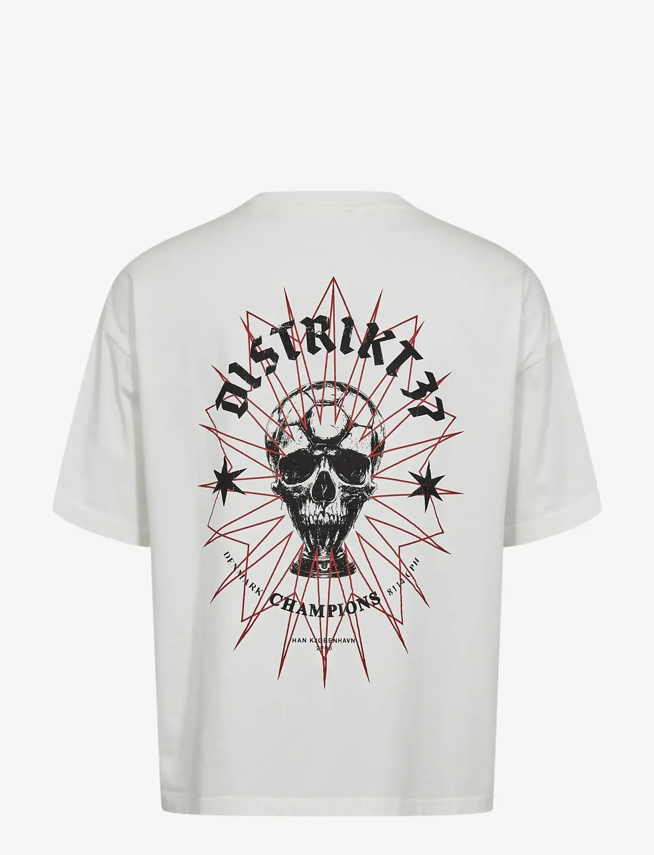 HAN Kjøbenhavn - Trophy Oversized Tee - kurzärmelig - white - 2