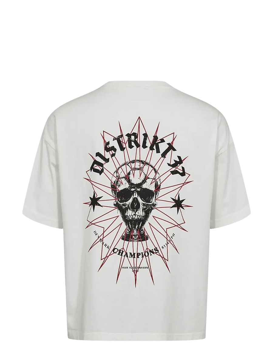 HAN Kjøbenhavn - Trophy Oversized Tee - kurzärmelige t-shirts - white - 2