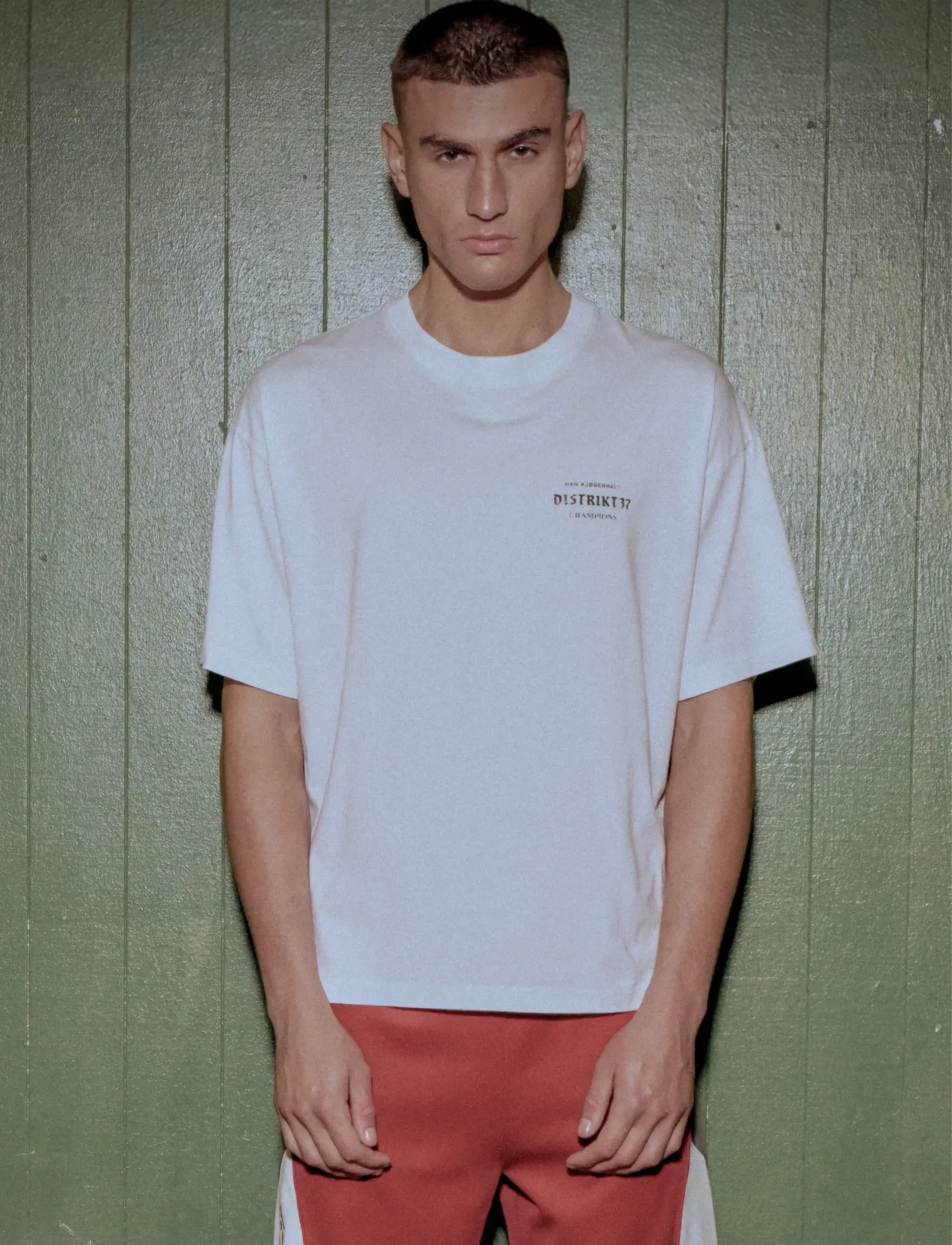 HAN Kjøbenhavn Trophy Oversized Tee, Mænd, Oversize T-shirt, Hvid, Str: XL