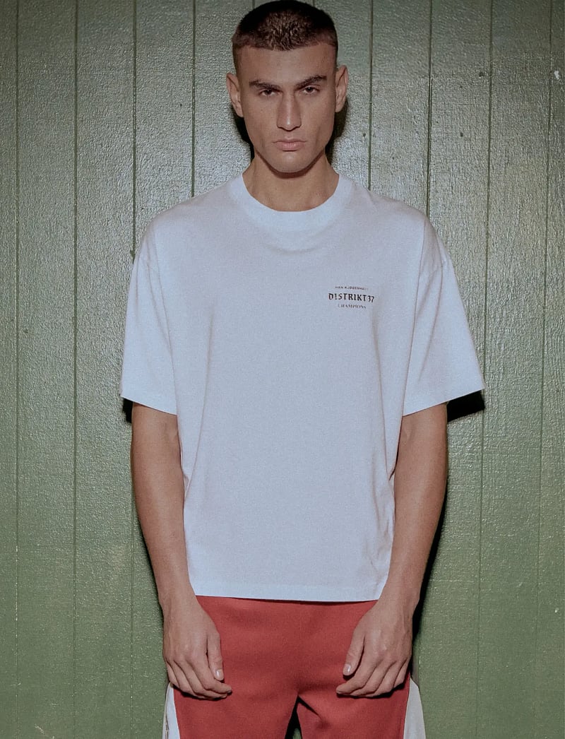 HAN Kjøbenhavn - Trophy Oversized Tee - kurzärmelig - white - 0