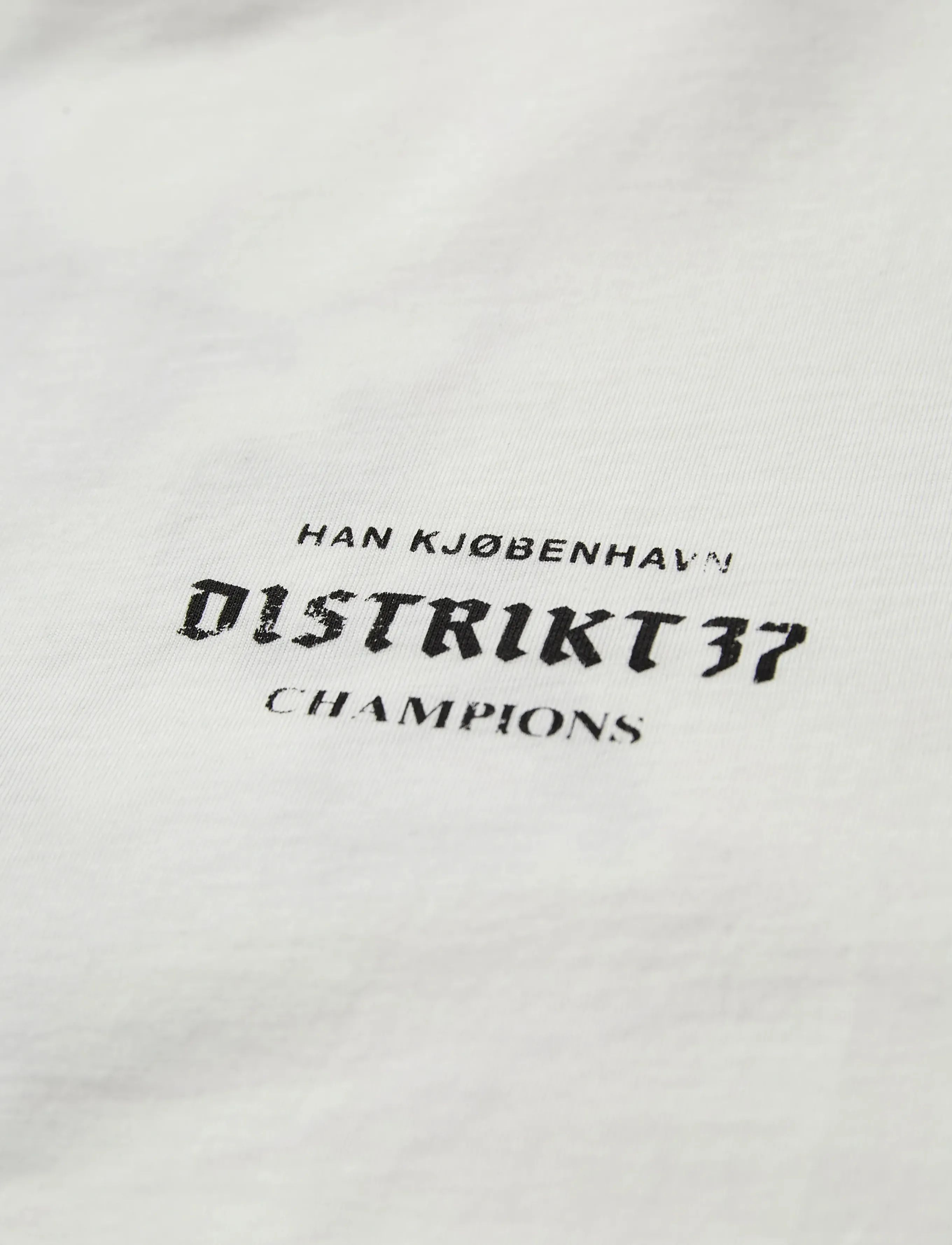 HAN Kjøbenhavn - Trophy Oversized Tee - short-sleeved t-shirts - white - 3