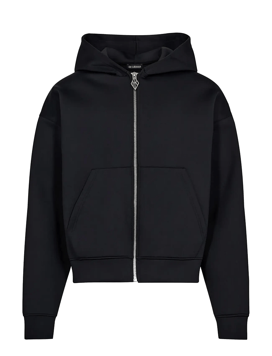 HAN Kjøbenhavn - Neoprene Hoodie - sweats à capuche - black - 1