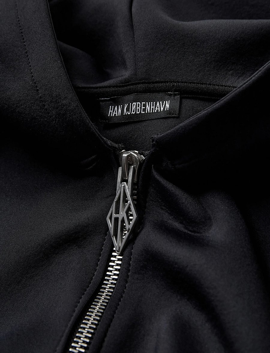 HAN Kjøbenhavn - Neoprene Hoodie - sweats à capuche - black - 3