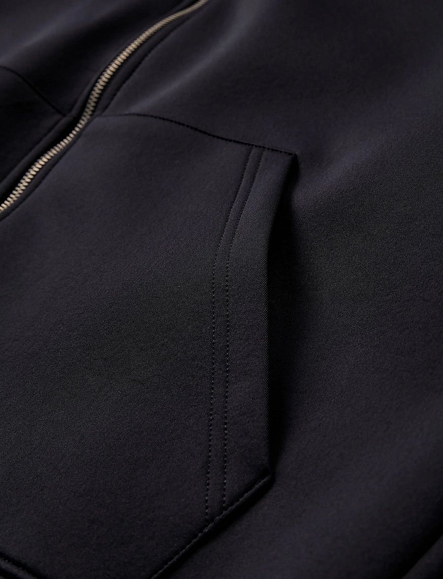 HAN Kjøbenhavn - Neoprene Hoodie - sweats à capuche - black - 4