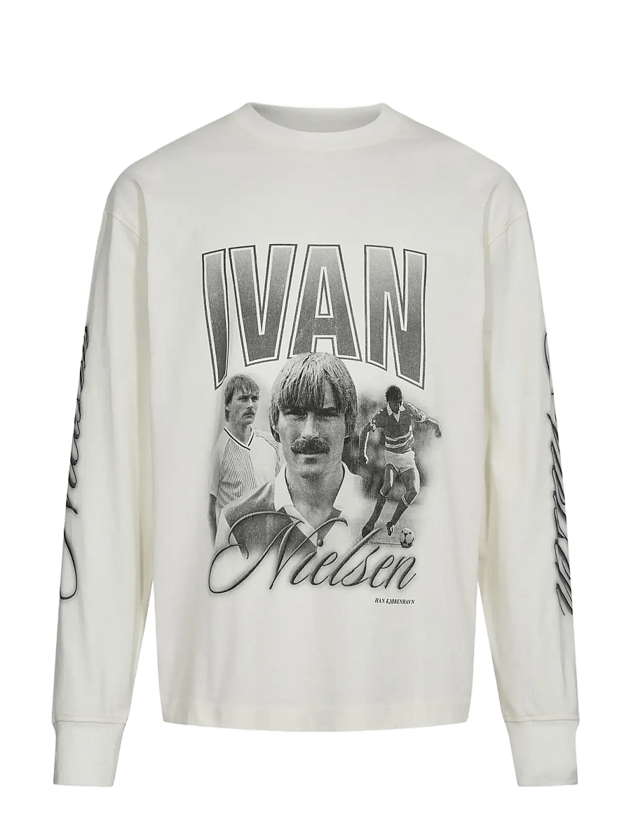 HAN Kjøbenhavn - Ivan Monochrome Tee LS - langärmelig - white - 1