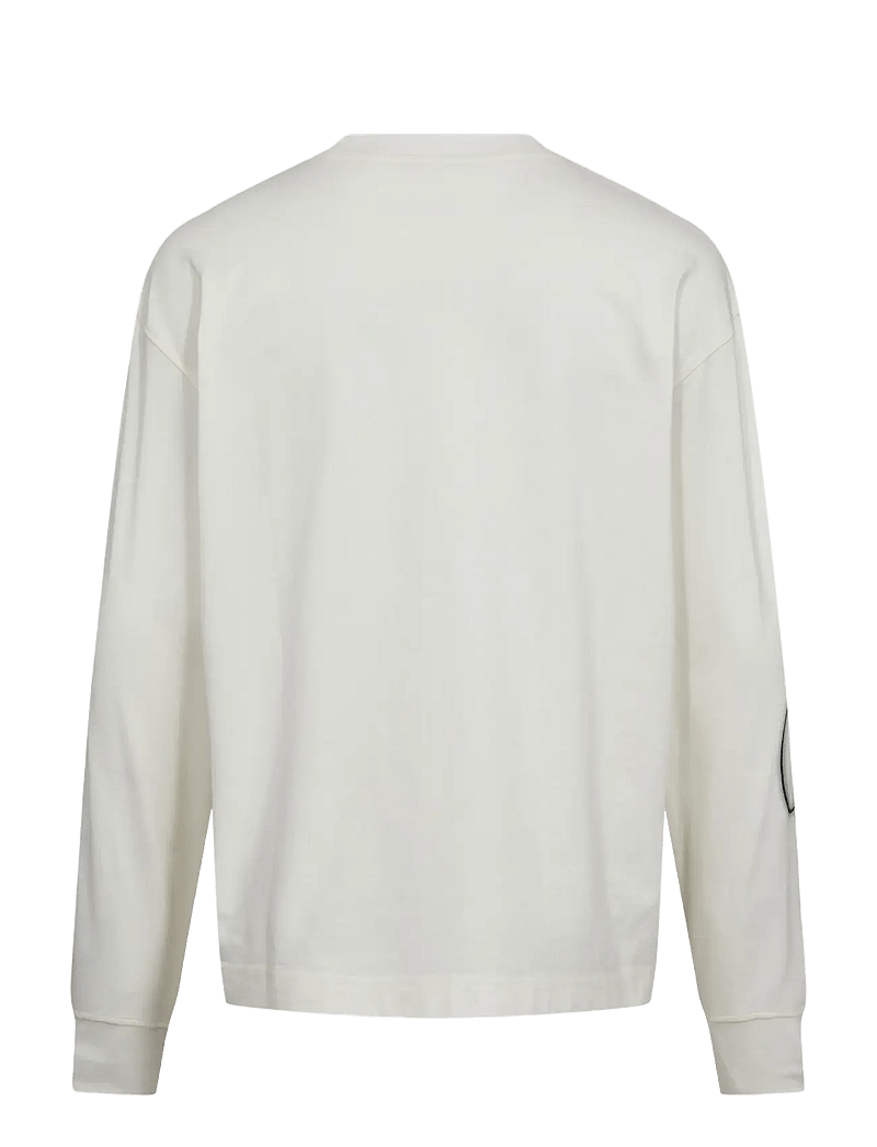 HAN Kjøbenhavn - Ivan Monochrome Tee LS - langærmede t-shirts - white - 2
