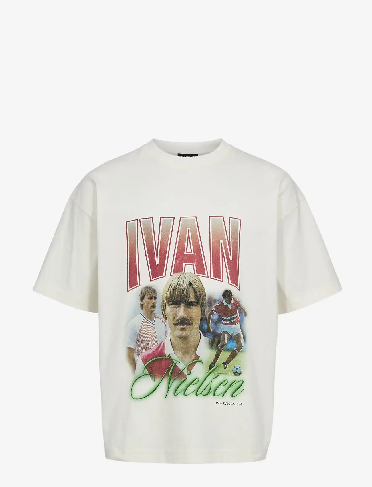 HAN Kjøbenhavn - Ivan Graphic Tee - kortærmede t-shirts - white - 1