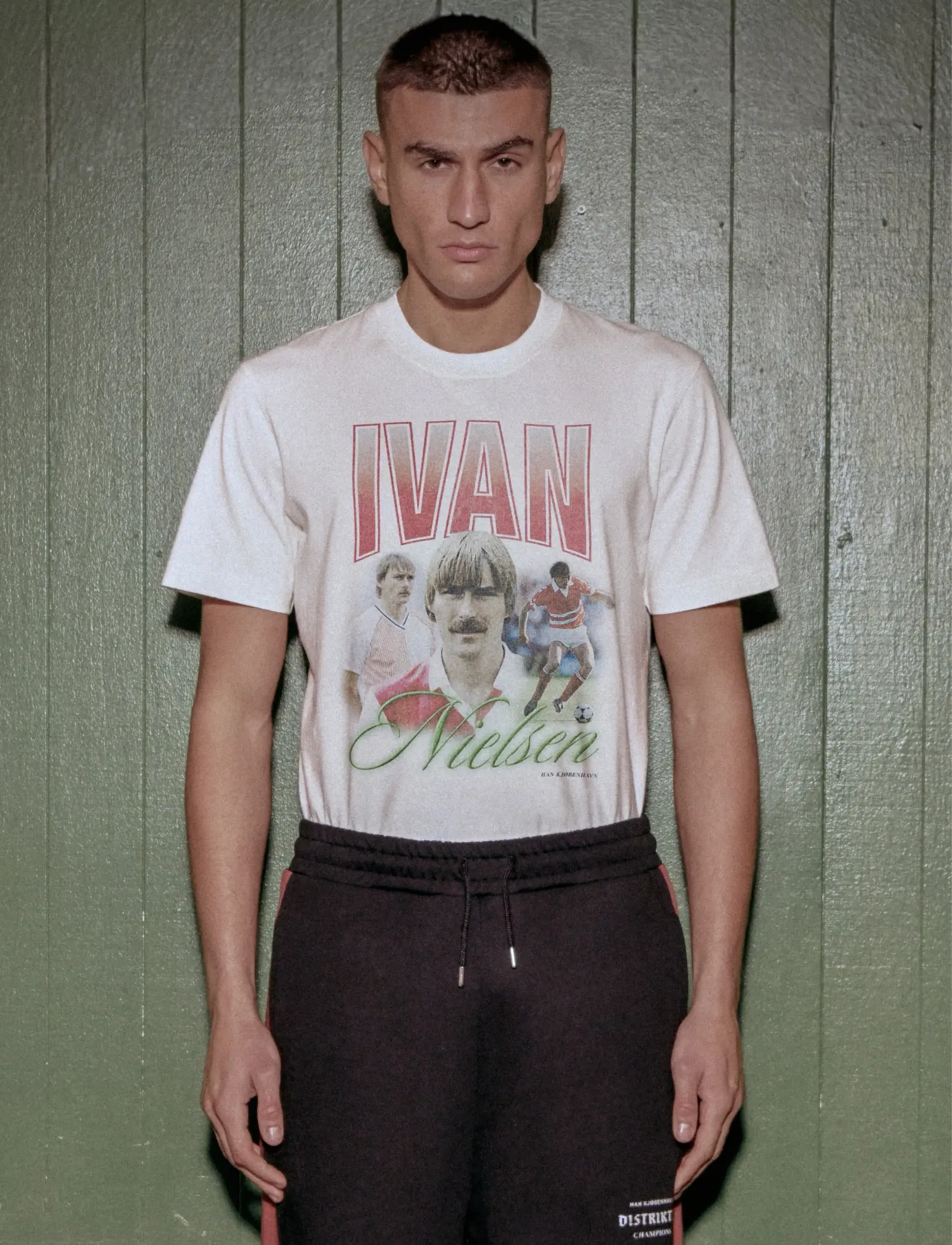 HAN Kjøbenhavn Ivan Graphic Tee, S, White, T-Shirts > Kortærmede, Herre