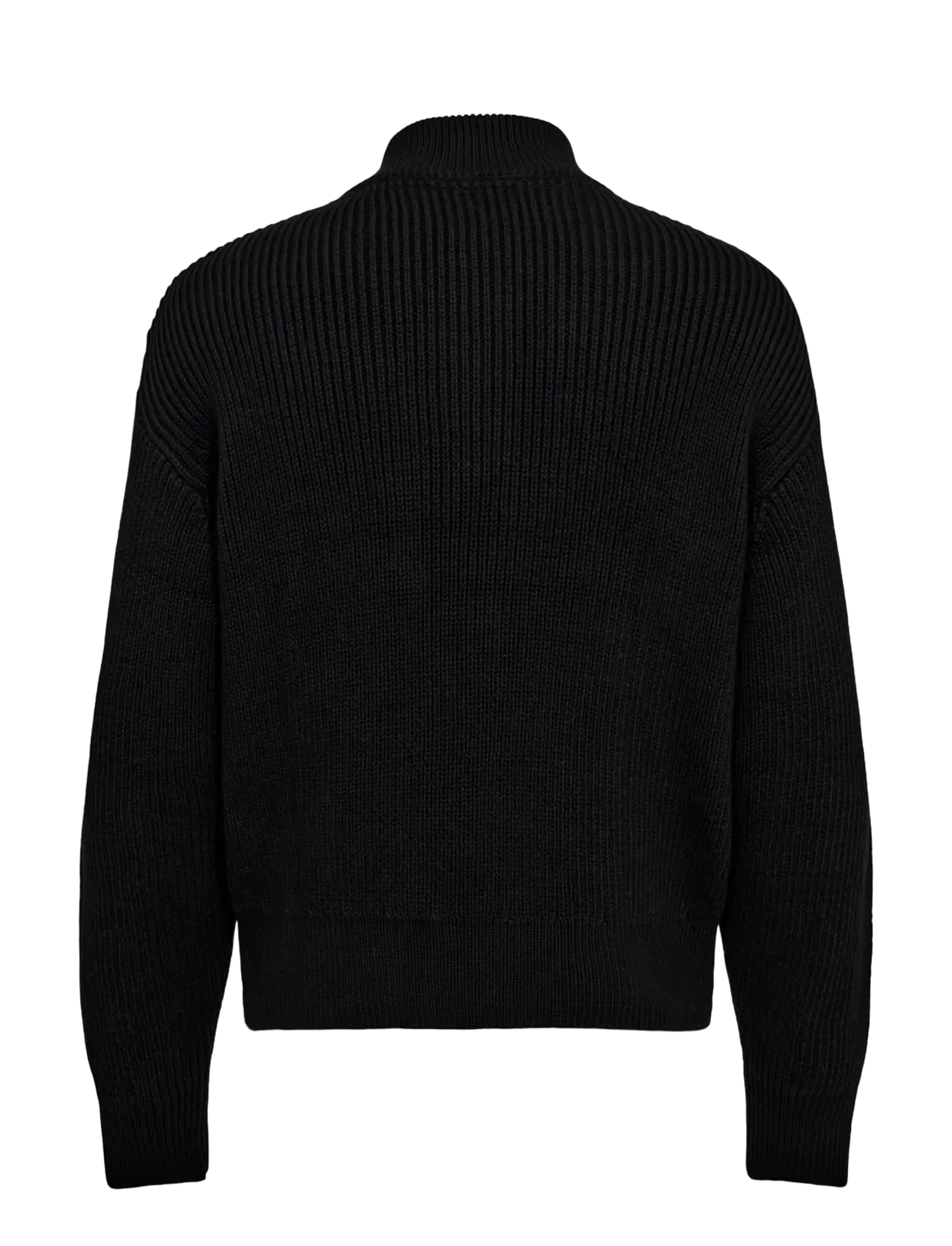 HAN Kjøbenhavn - Half Zip Knit Sweater - black - 2