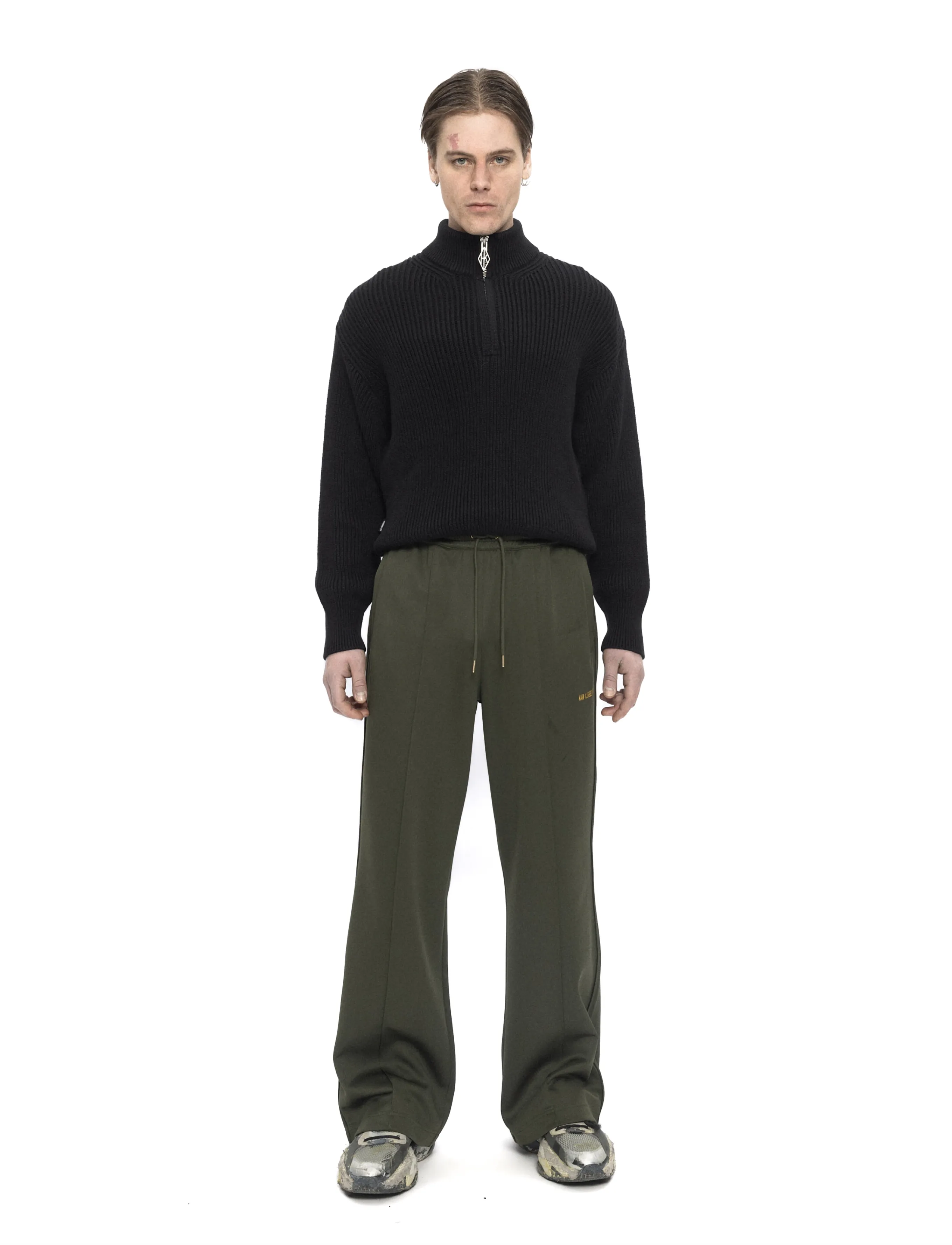HAN Kjøbenhavn Half Zip Knit Sweater - Inspiratsioon - BLACK / black