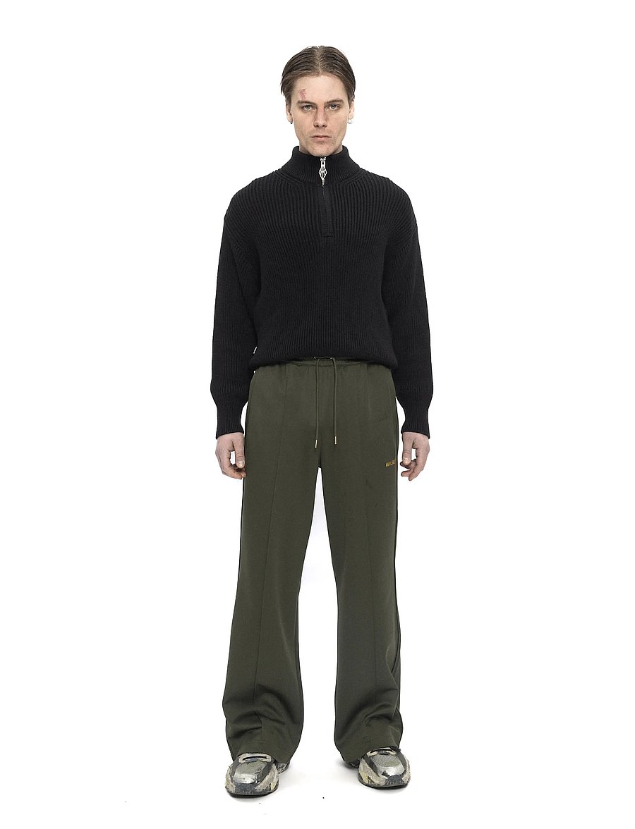 HAN Kjøbenhavn - Half Zip Knit Sweater - black - 0