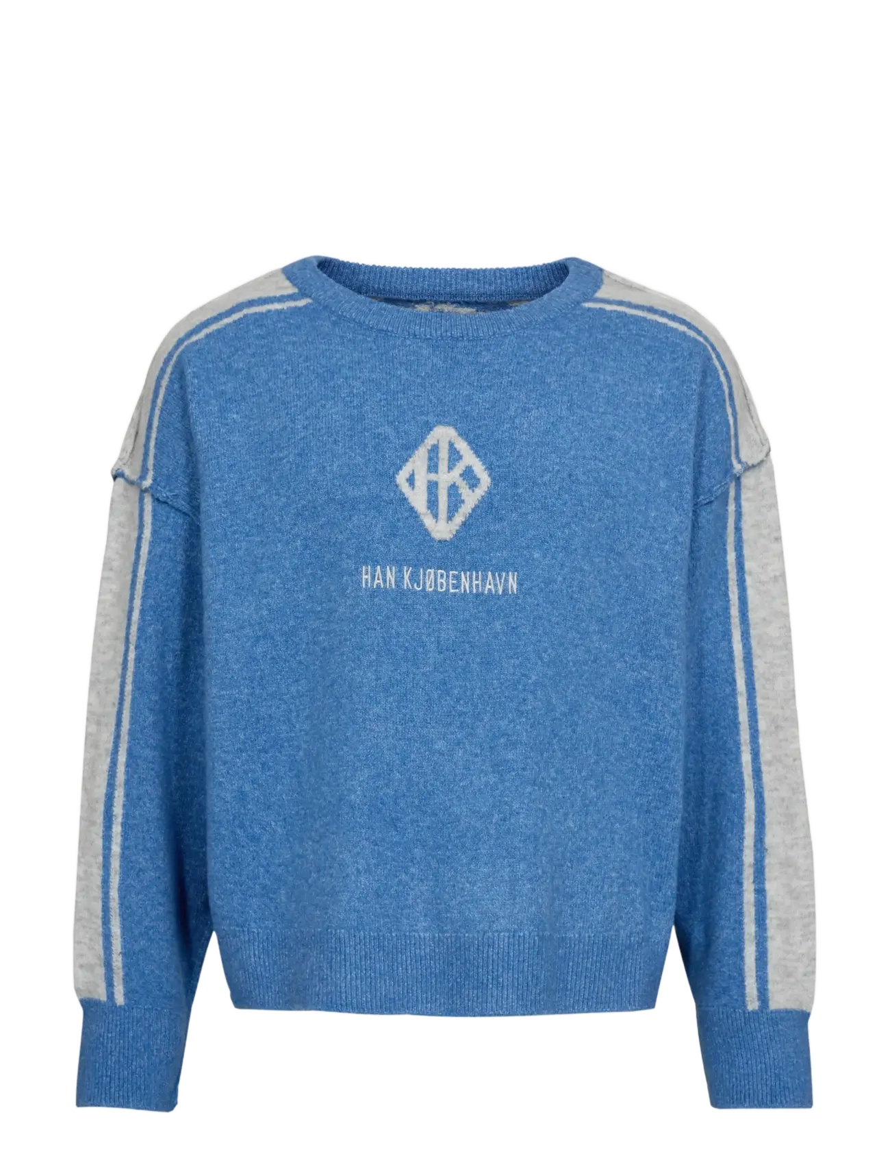 HAN Kjøbenhavn Logo Knit - Kudumid - SKY BLUE / blue