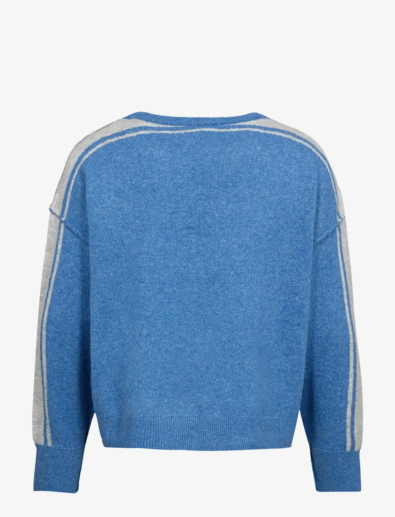 HAN Kjøbenhavn - Logo Knit - rund hals - sky blue - 1