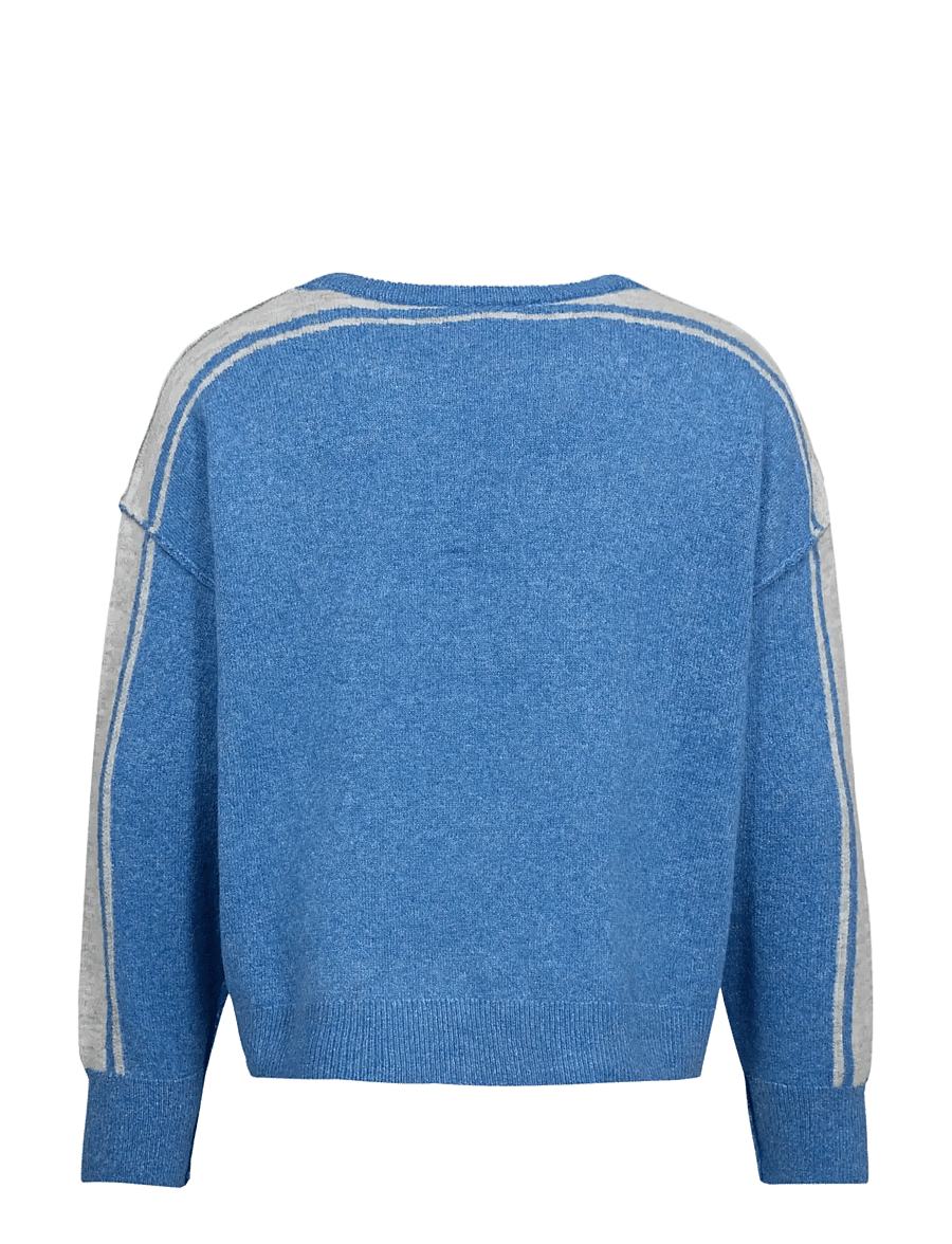 HAN Kjøbenhavn - Logo Knit - rundhals - sky blue - 1