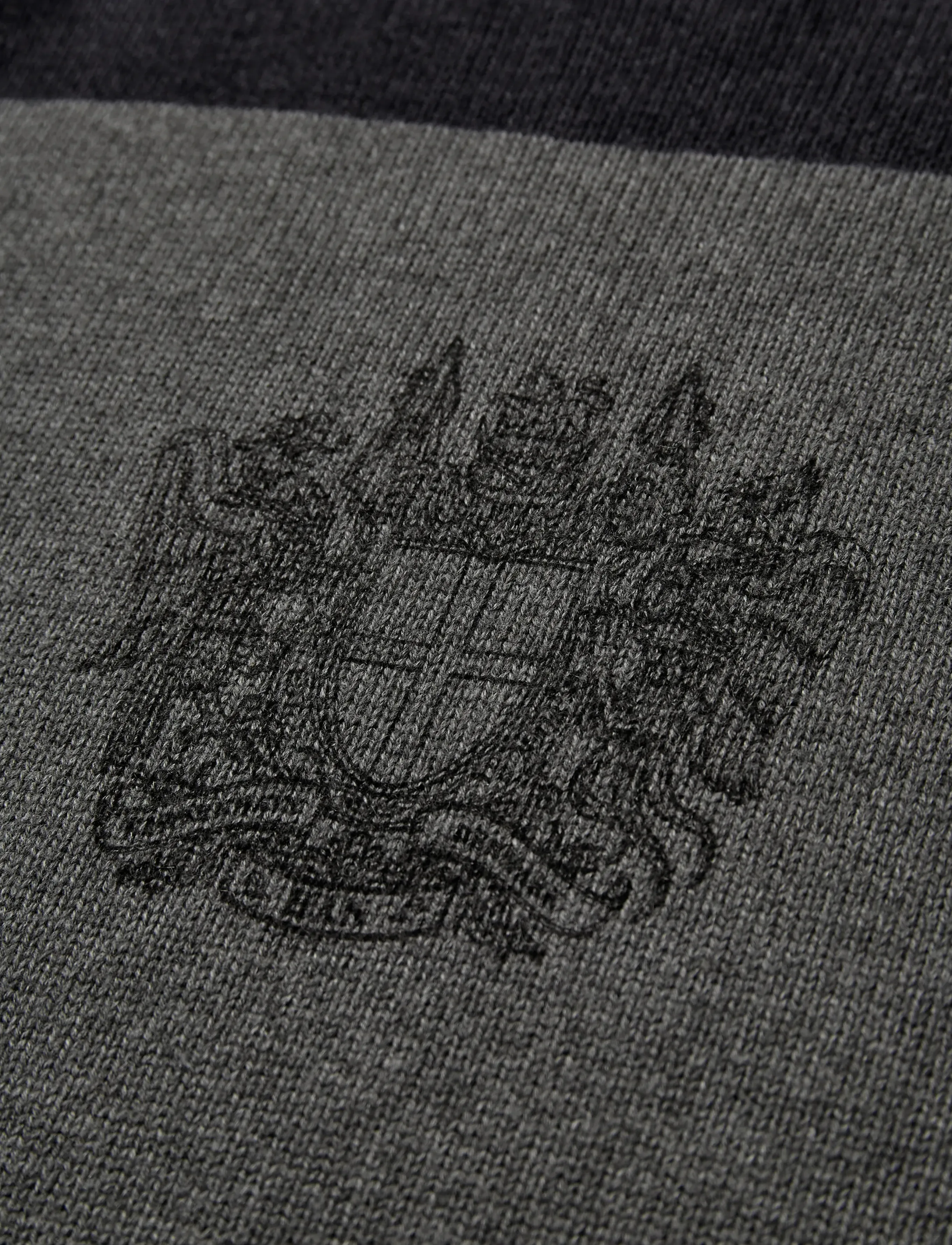HAN Kjøbenhavn - Crest Jacquard Knit - rundhals - black - 3