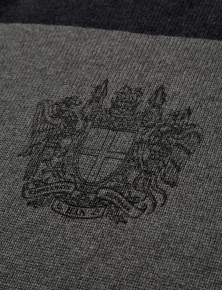 HAN Kjøbenhavn - Crest Jacquard Knit - rundhals - black - 3