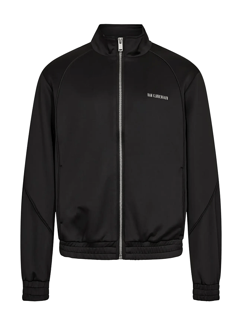 HAN Kjøbenhavn - Logo Track Jacket - forårsjakker - black - 1