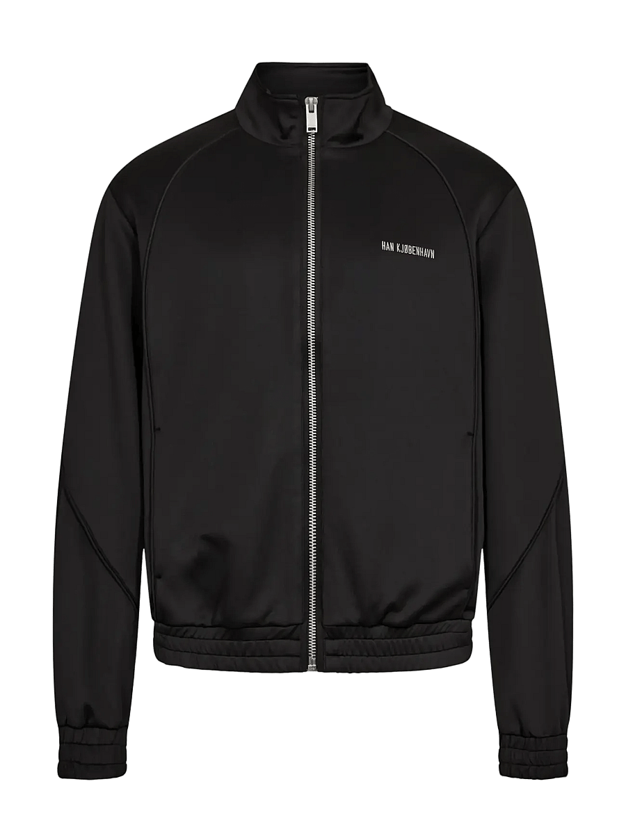 HAN Kjøbenhavn - Logo Track Jacket - frühlingsjacken - black - 1