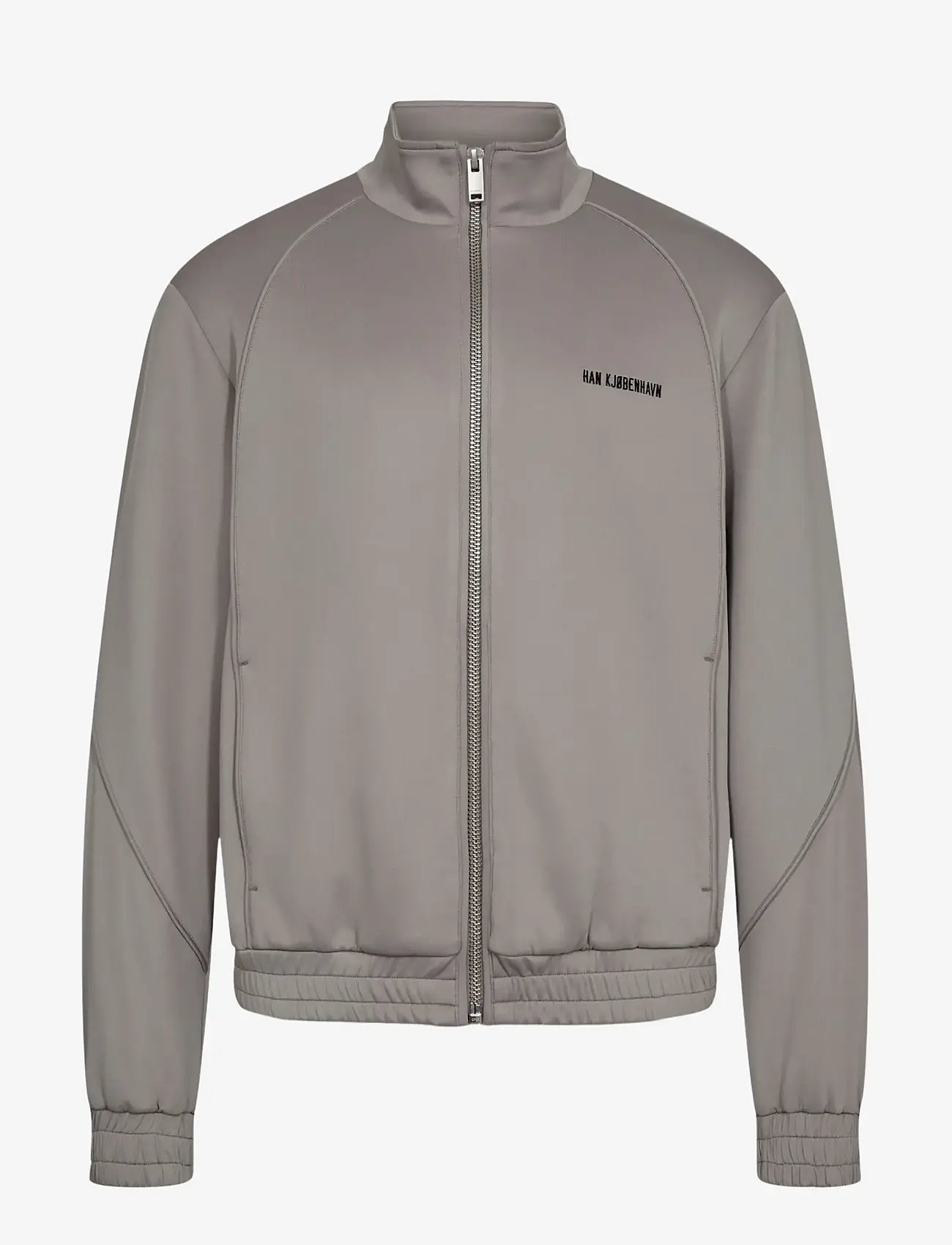HAN Kjøbenhavn - Logo Track Jacket - forårsjakker - light grey - 1