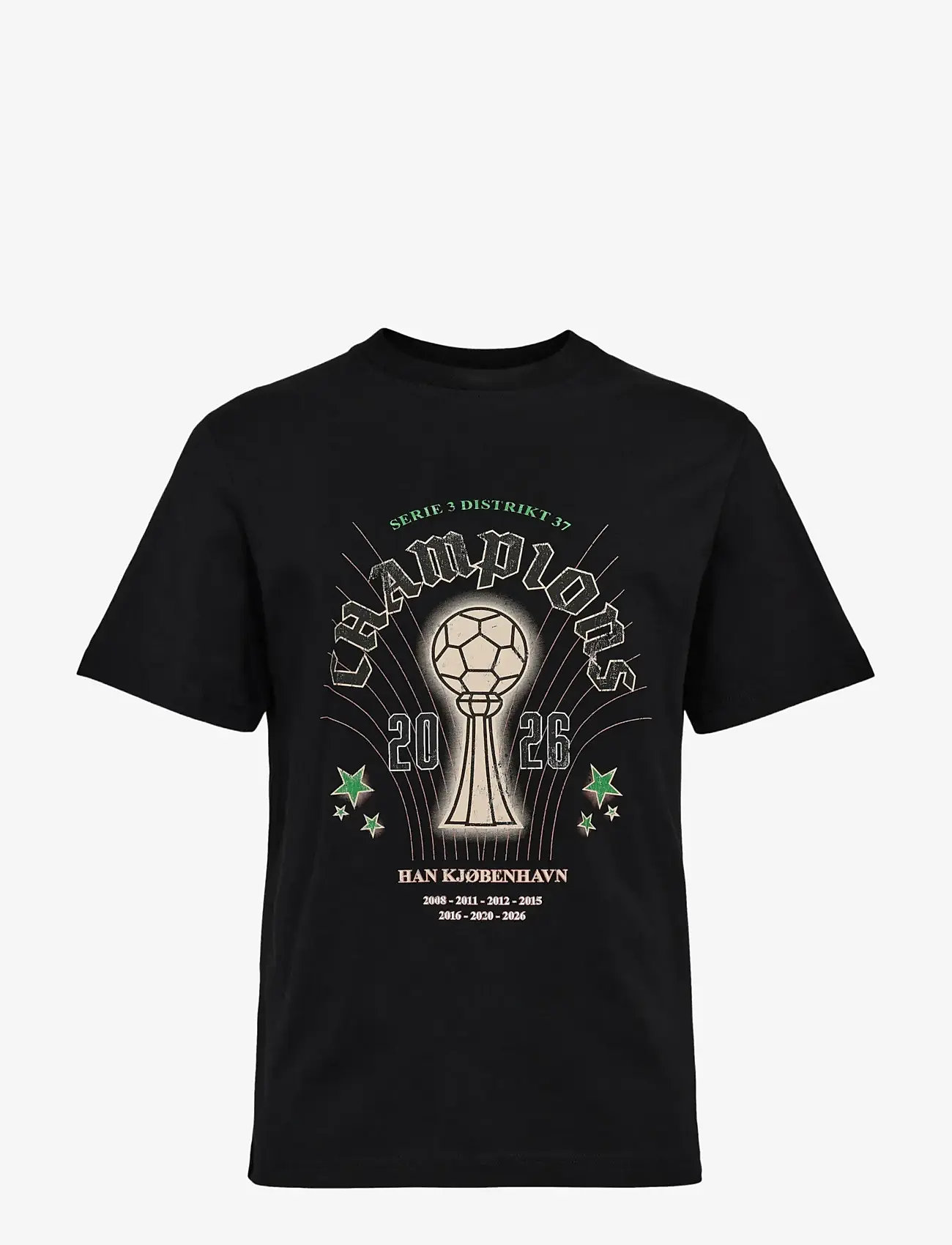 HAN Kjøbenhavn - Champions Tee - kortærmede t-shirts - black - 1