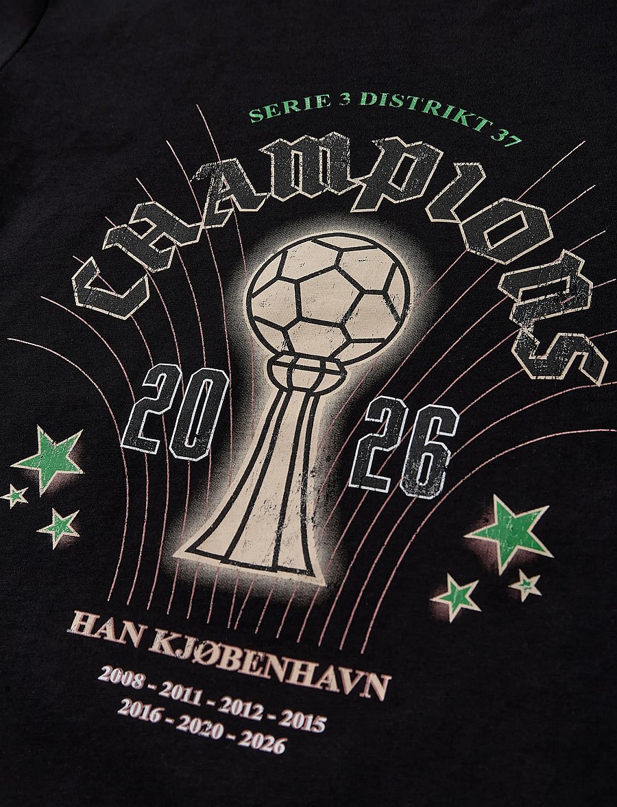 HAN Kjøbenhavn - Champions Tee - kurzärmelig - black - 2