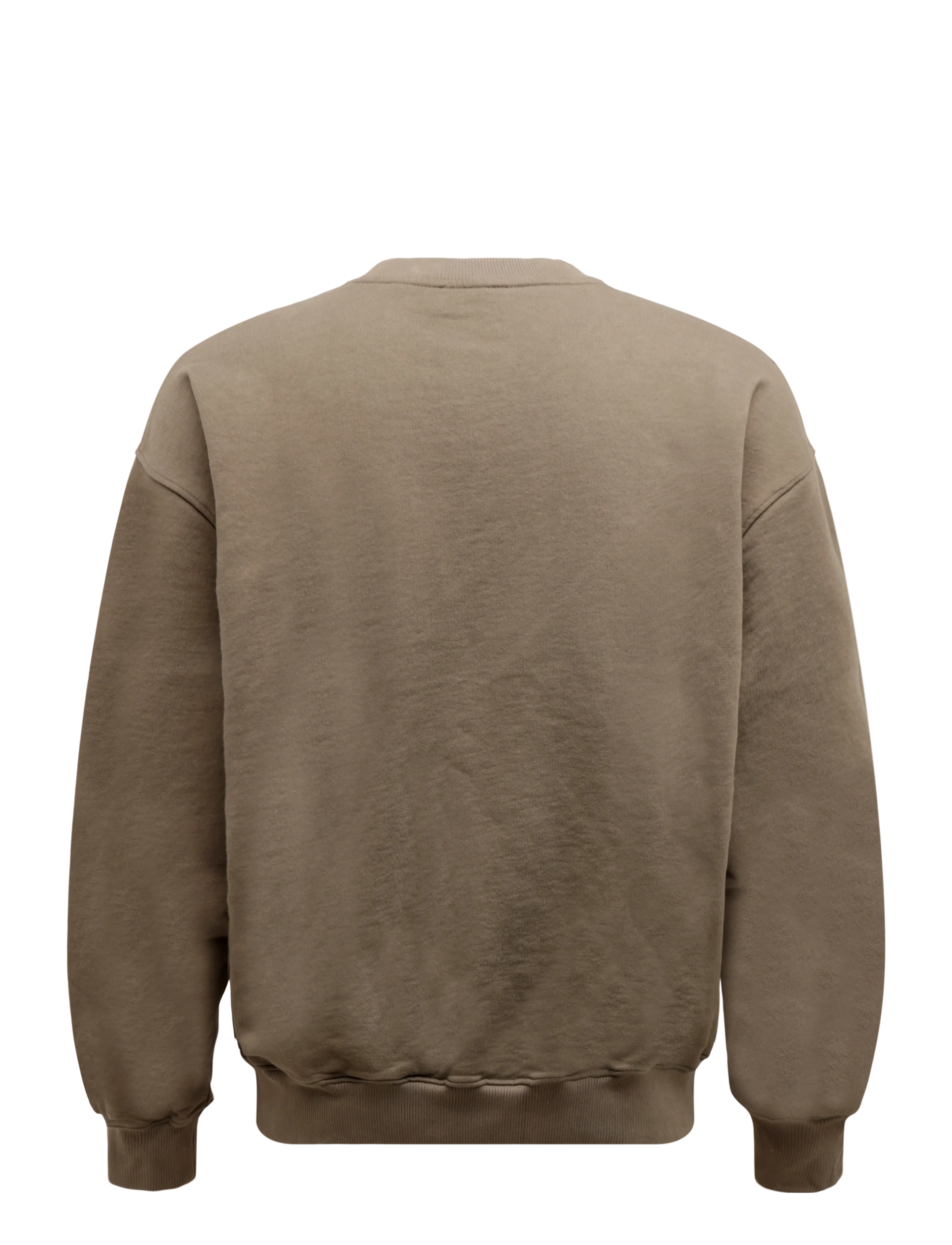 HAN Kjøbenhavn - Heart Loose Crewneck - sweatshirts - dusty brown - 2