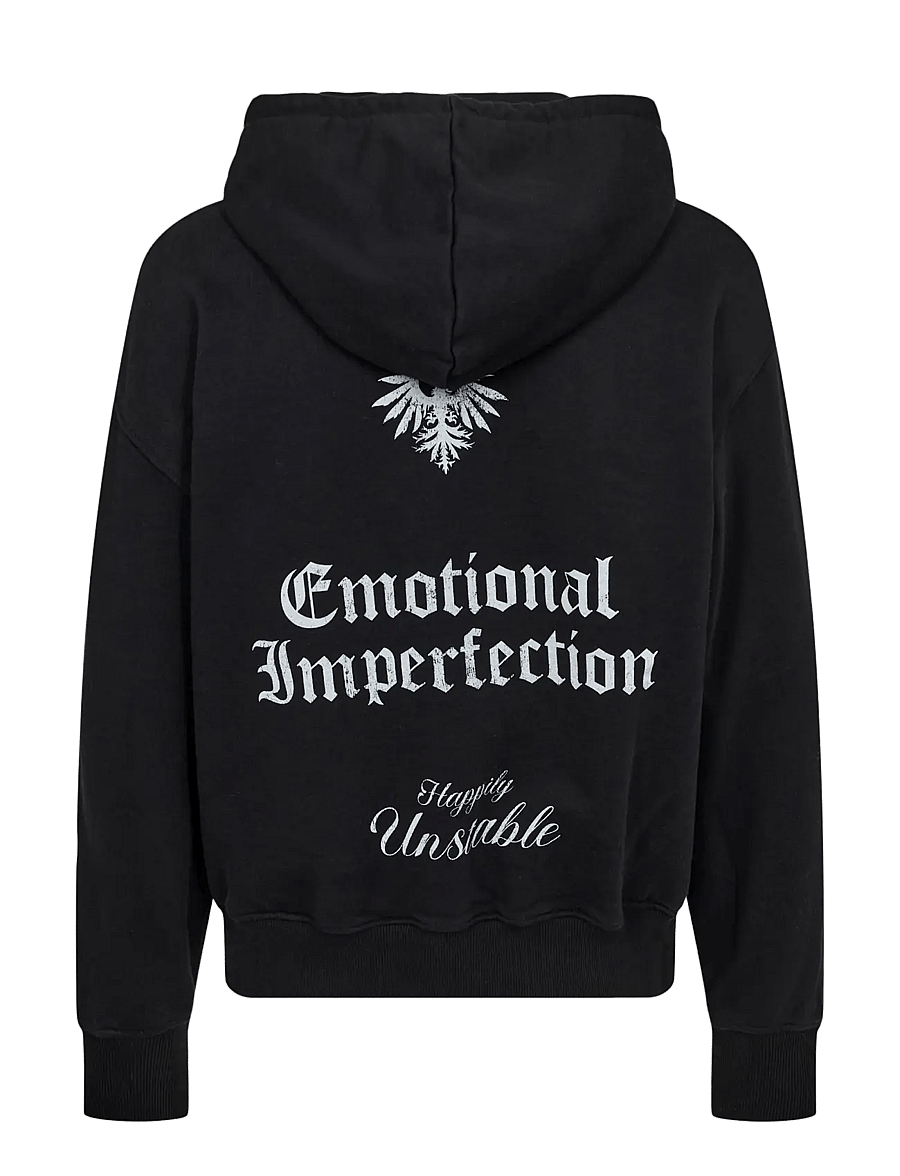 HAN Kjøbenhavn - Graphic Zip Hoodie - black - 2