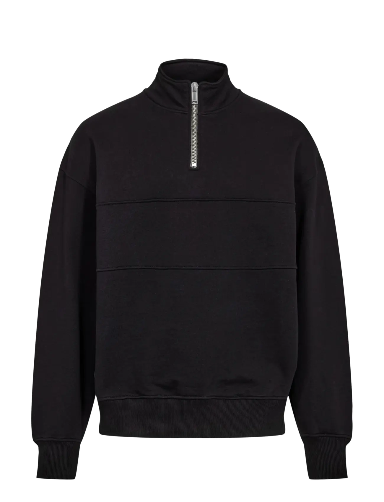 HAN Kjøbenhavn - Half Zip Crewneck - black - 1
