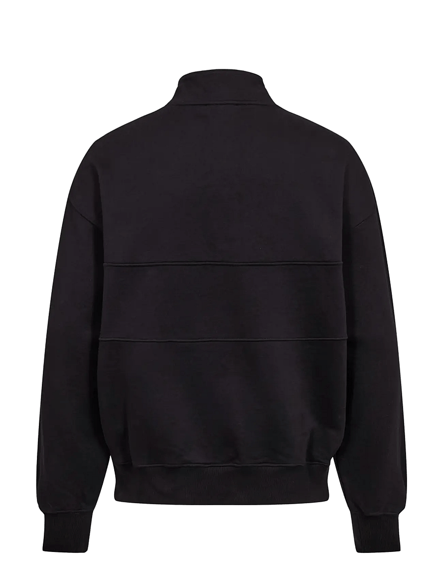 HAN Kjøbenhavn - Half Zip Crewneck - black - 2