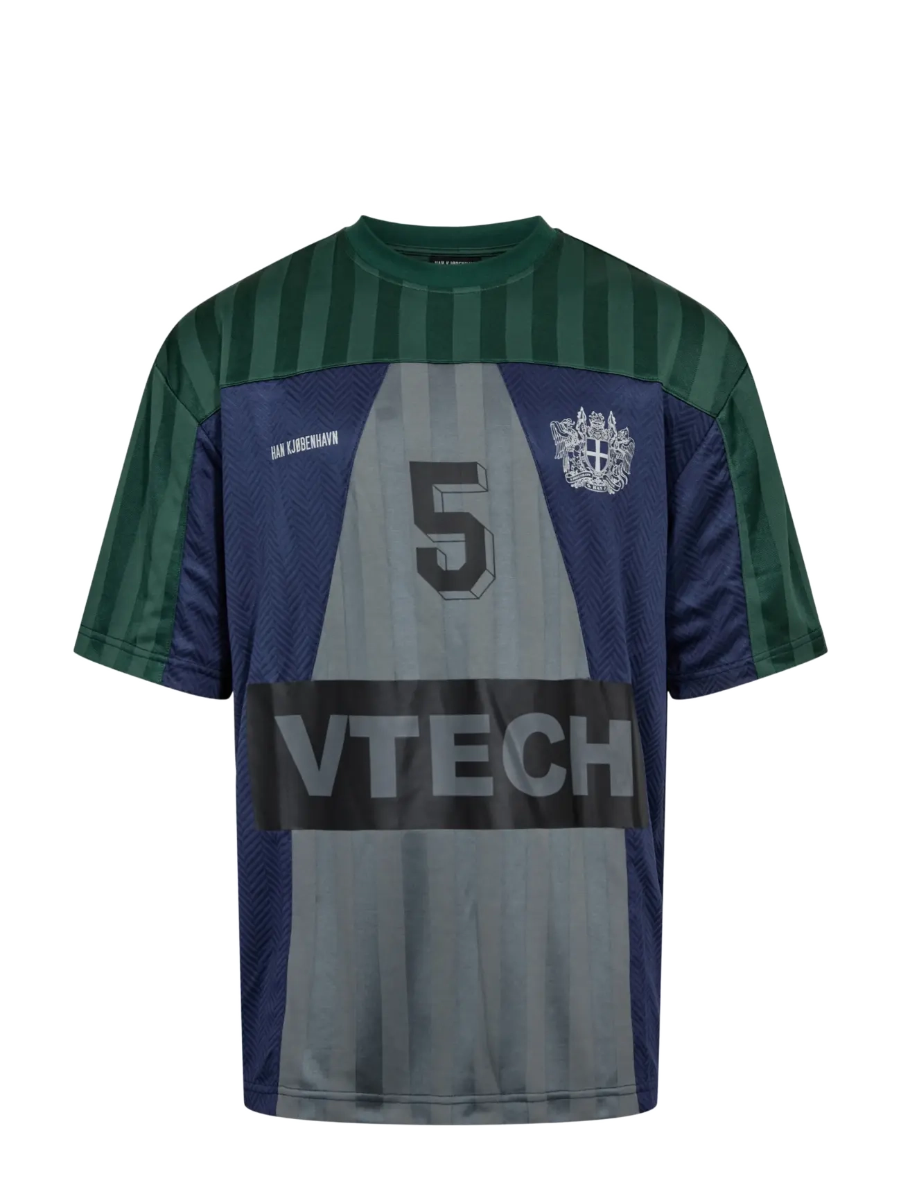 HAN Kjøbenhavn - Club Oversized Tee - lühikeste varrukatega t-särgid - deep green - 1
