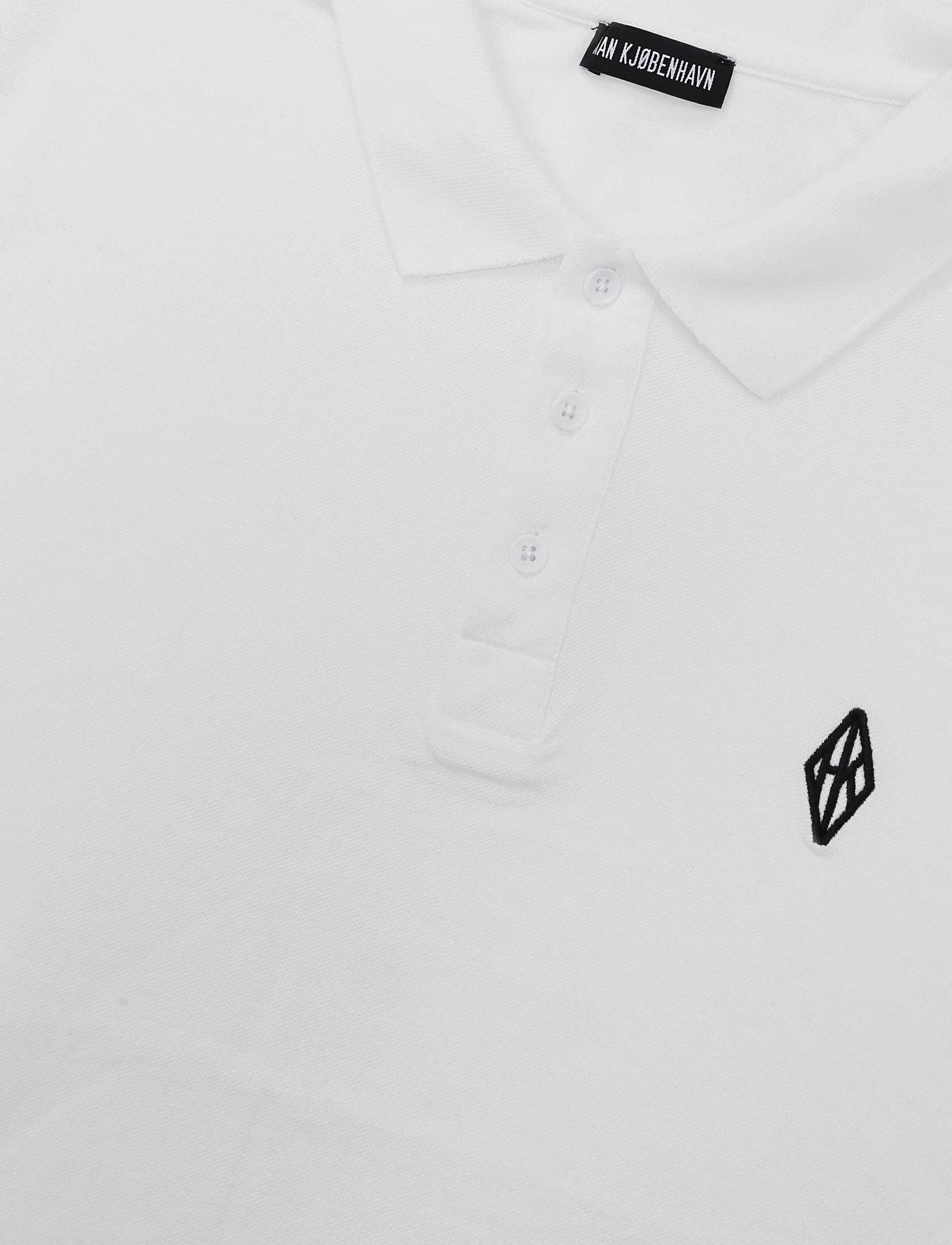 HAN Kjøbenhavn - Diamond Polo Shirt - kortærmede poloer - optic white - 3
