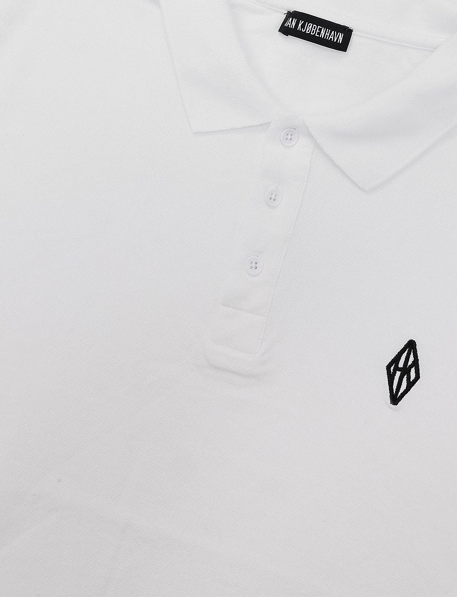 HAN Kjøbenhavn - Diamond Polo Shirt - kortærmede poloer - optic white - 3