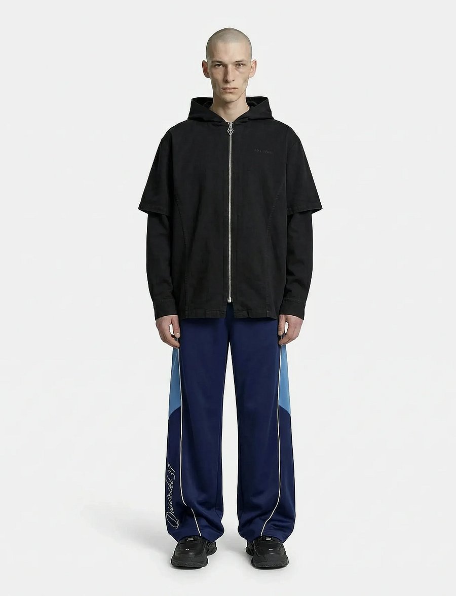HAN Kjøbenhavn - Hooded Shirt - forårsjakker - black - 0