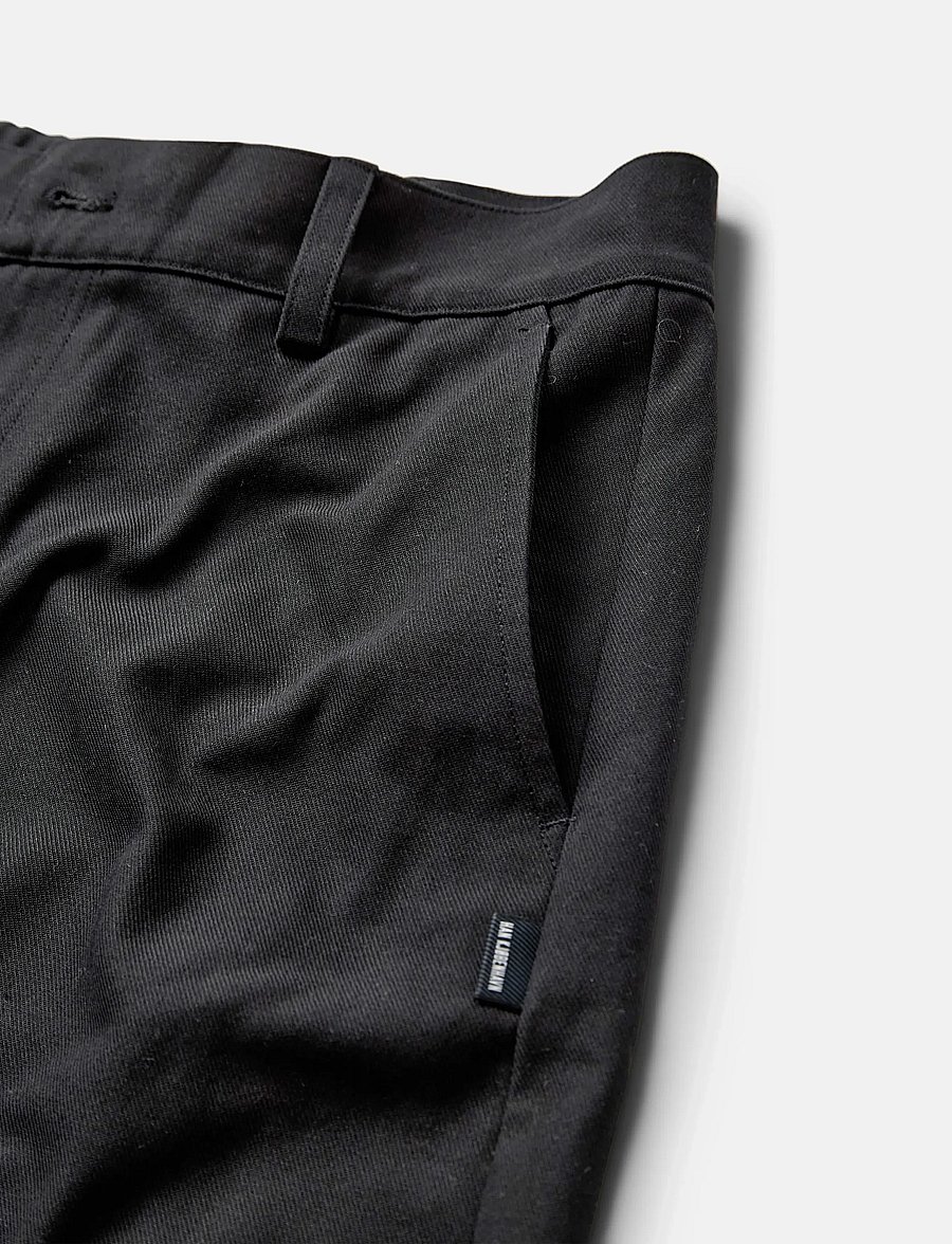 HAN Kjøbenhavn - Wide Leg Twill Pants - casual - dark grey - 2