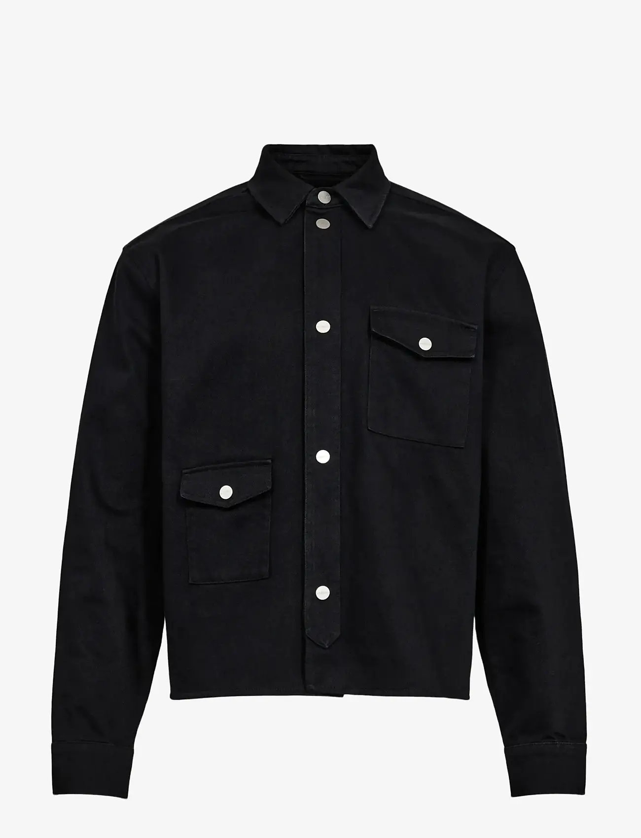 HAN Kjøbenhavn - Boxy Utility Shirt - casual hemden - black - 1