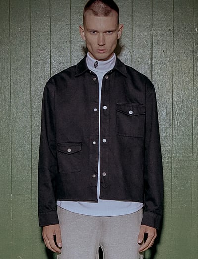 HAN Kjøbenhavn Boxy Utility Shirt - Clothing - BLACK / black