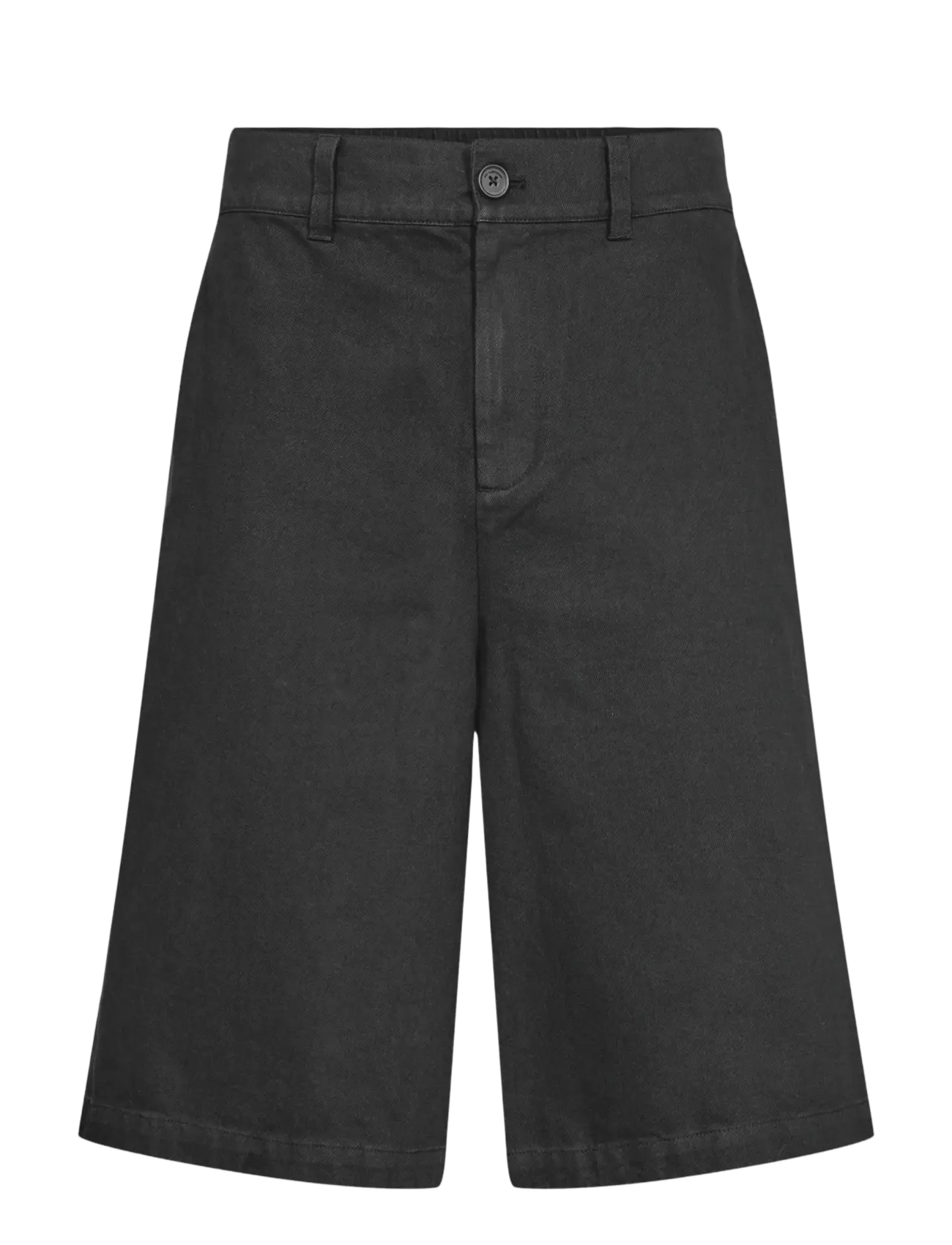 HAN Kjøbenhavn Wide Leg Twill Shorts - Chinos shorts - DARK GREY / grey
